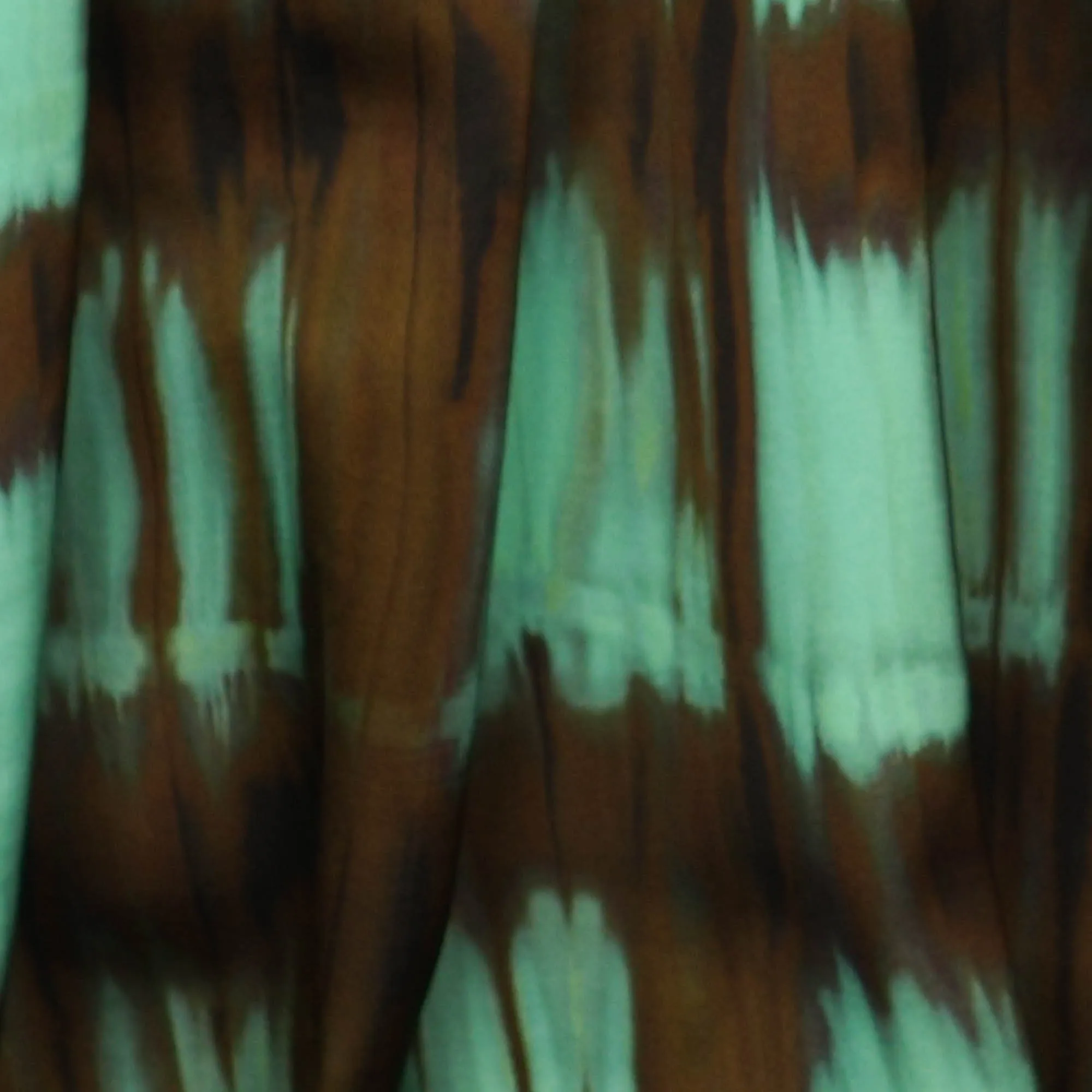 Viscosemengeling bruin met turquoise - A La Ville
