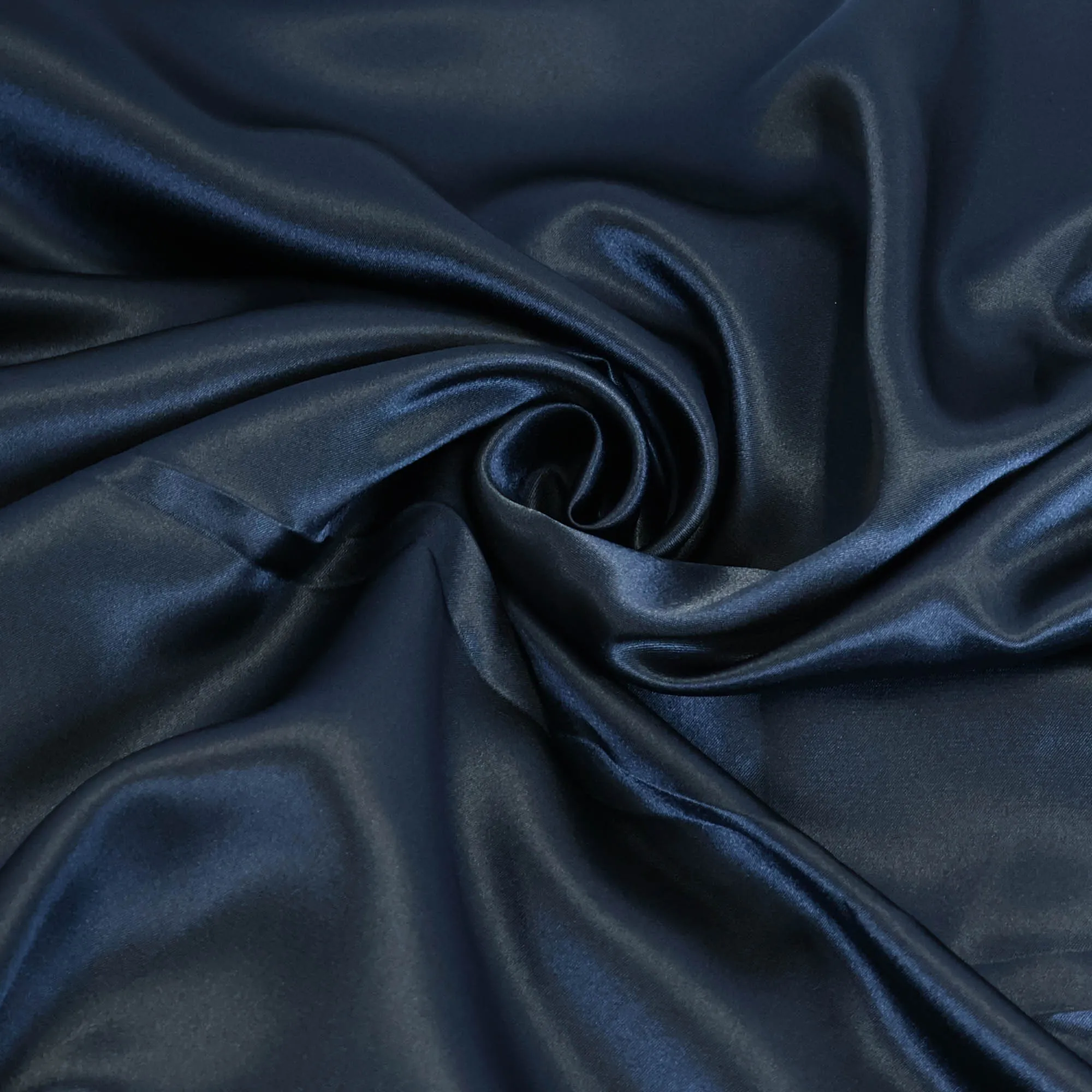 Satijn marineblauw