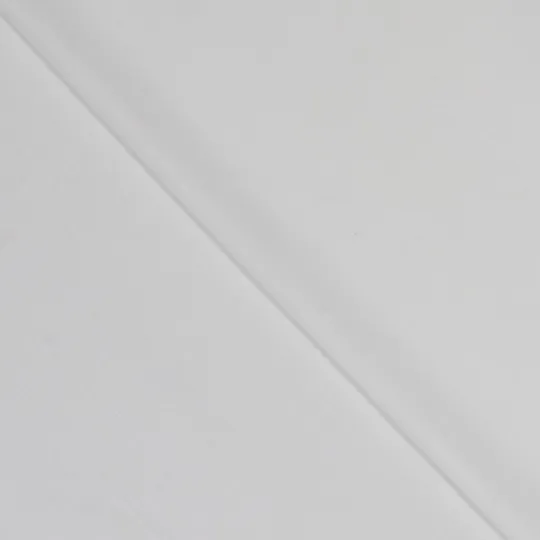 Bamboo gabardine effen wit