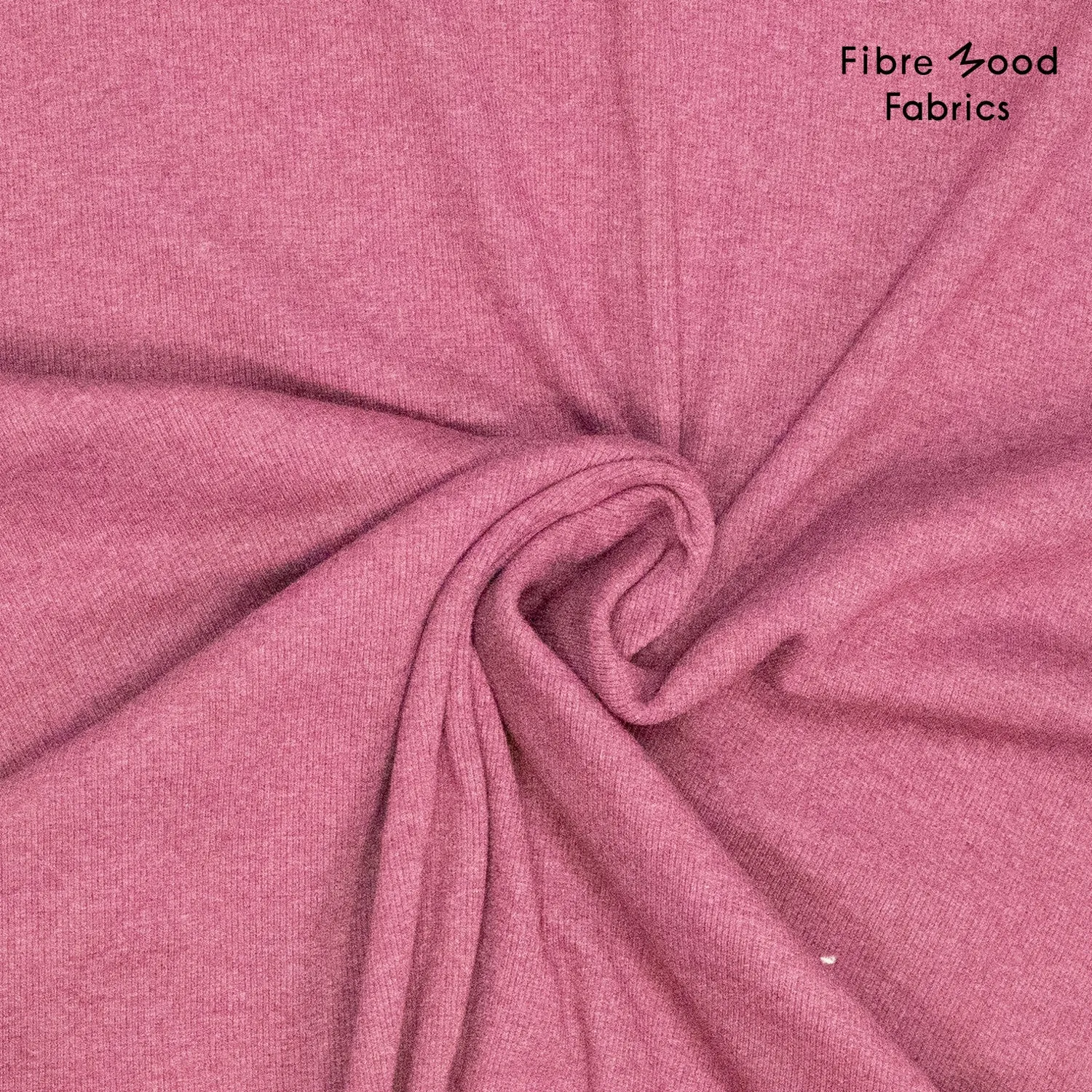 Boordstof rib paars - Fibre Mood