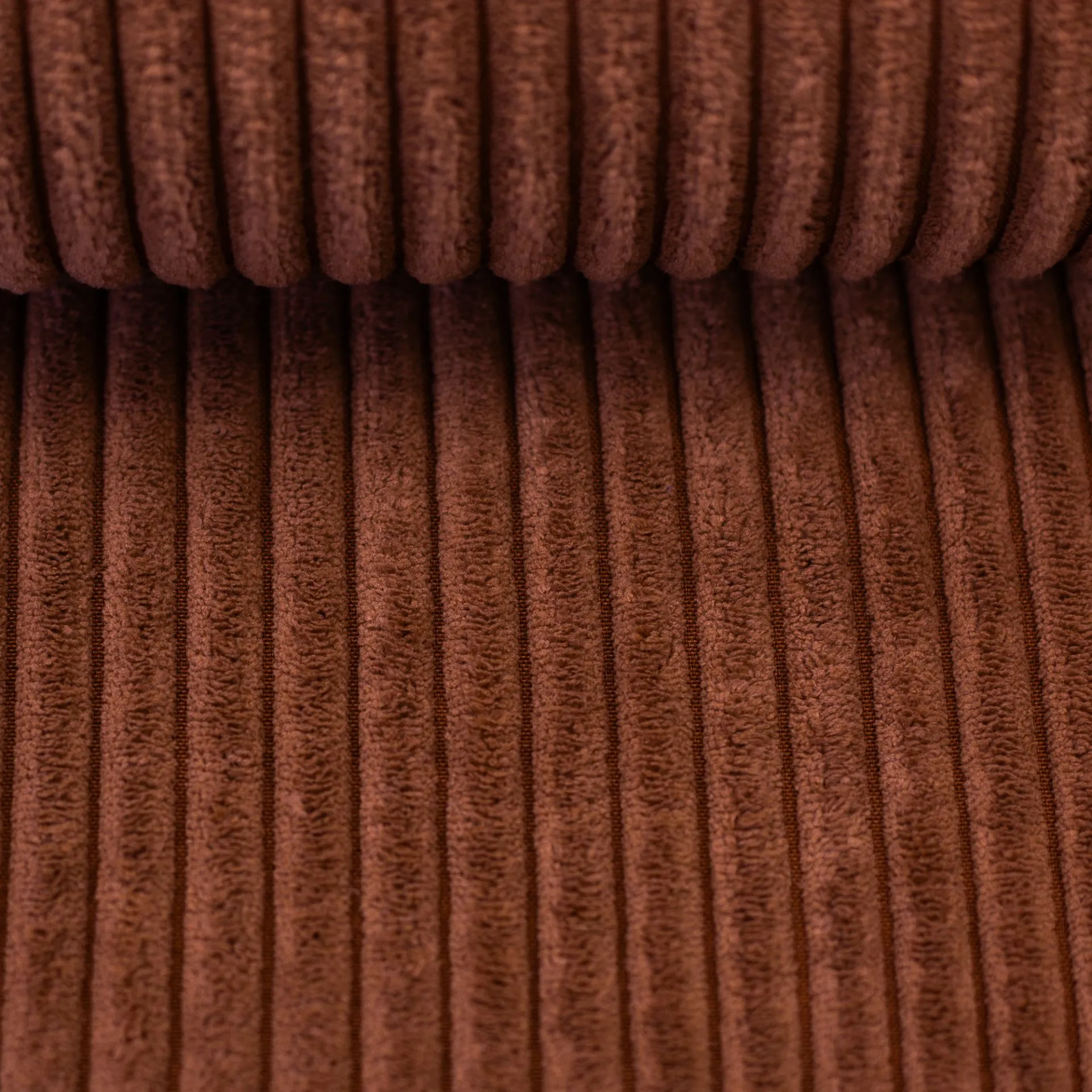 Harde ribfluweel terracotta