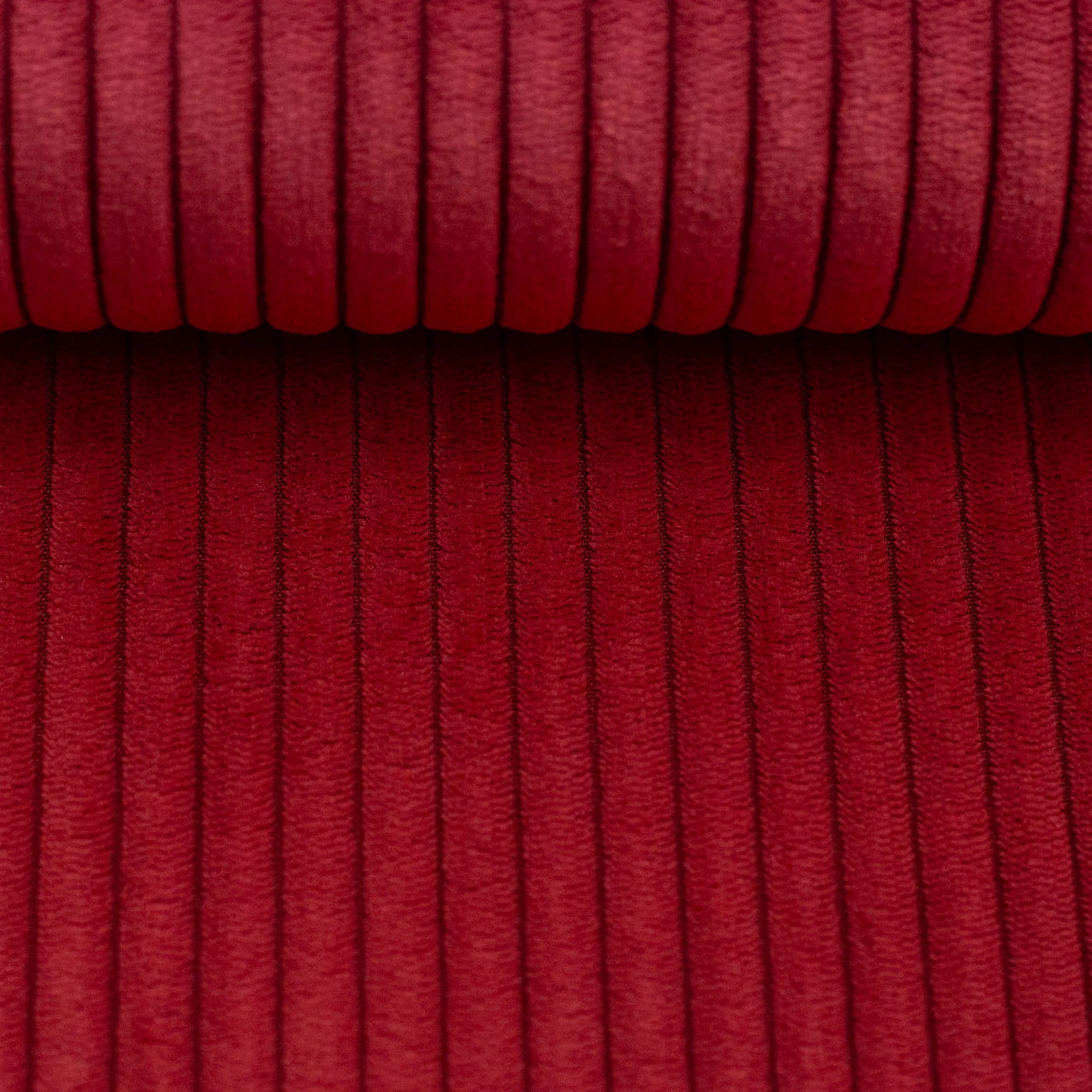Harde ribfluweel rood