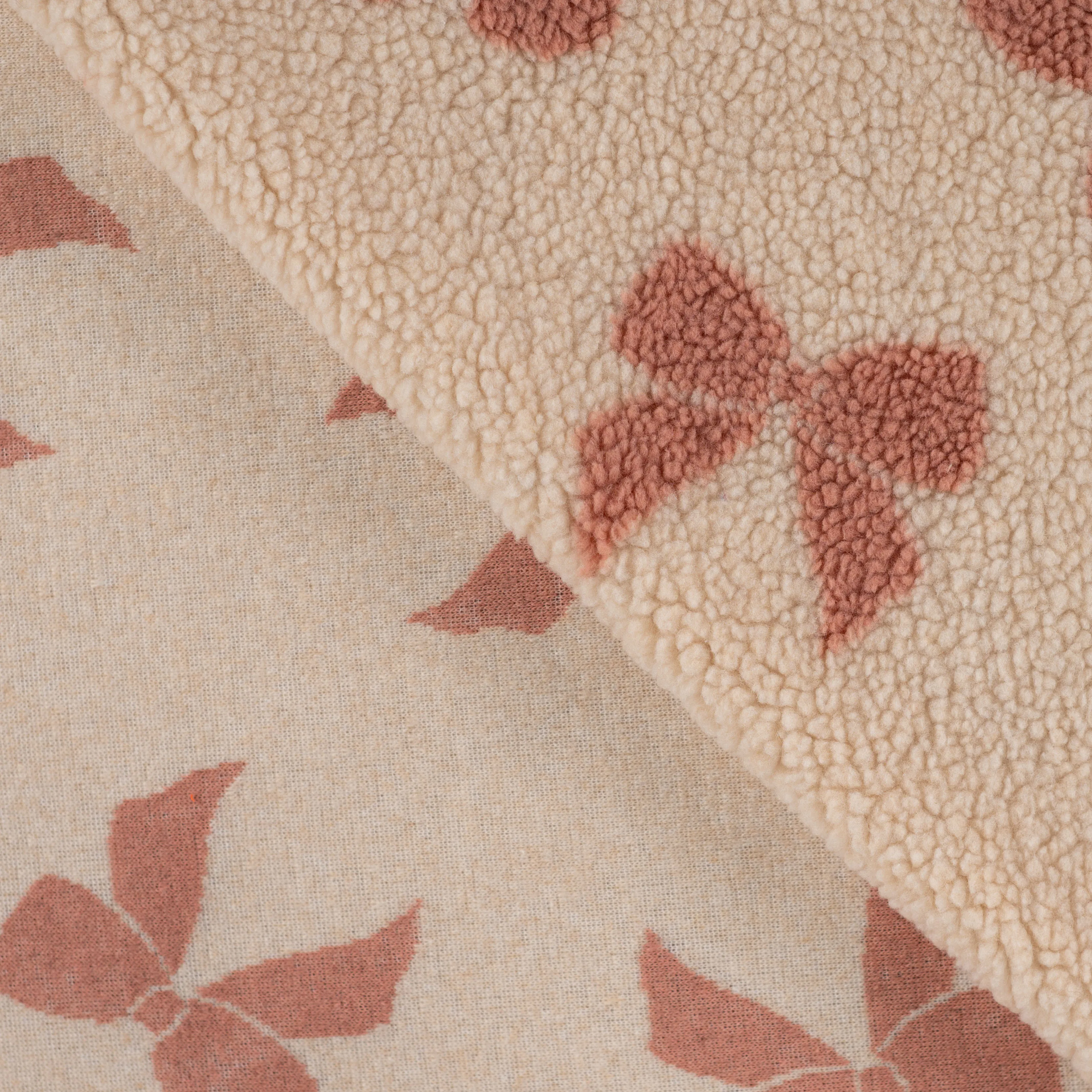 Teddy jacquard ecru met strikken - Qjutie & the Qjutest