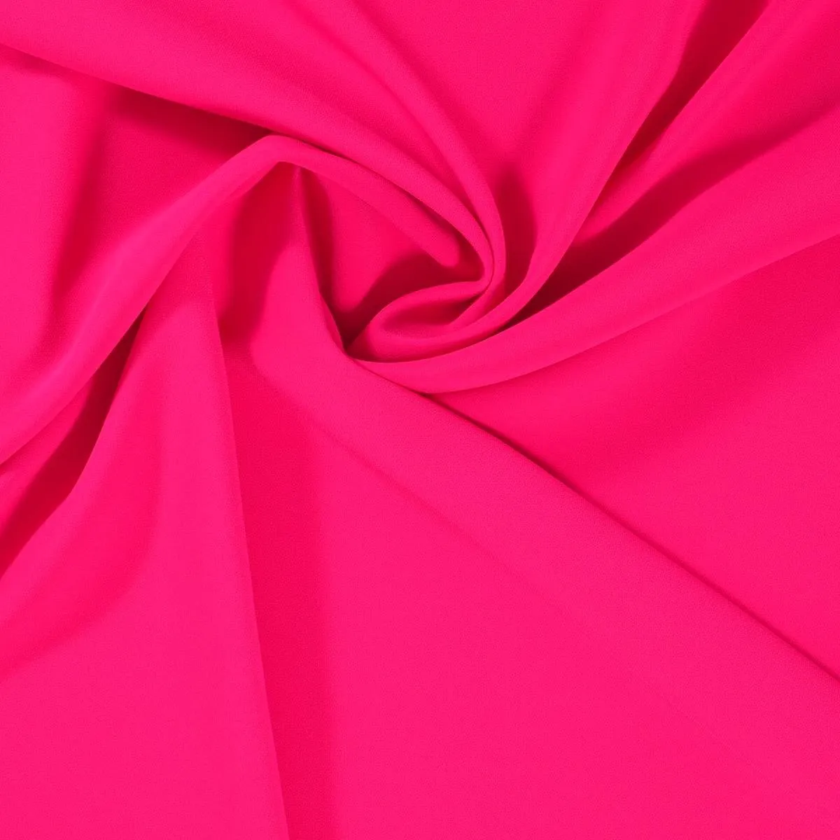 Stretch crêpe fuchsia - Lorré