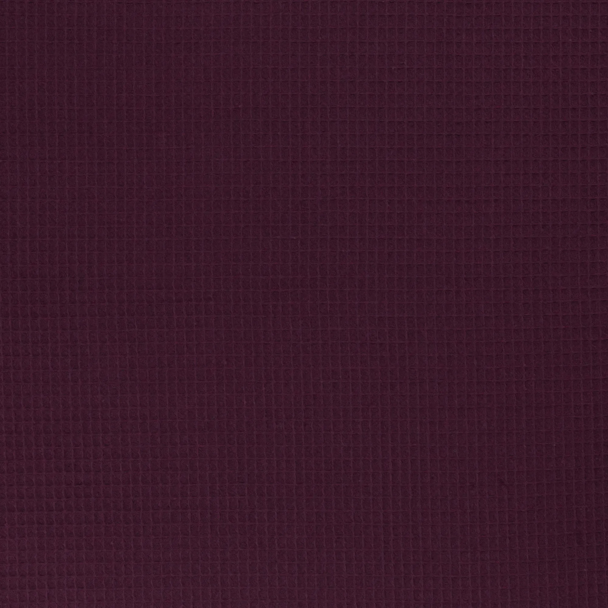 Wafelstof katoen aubergine 'Nelson'