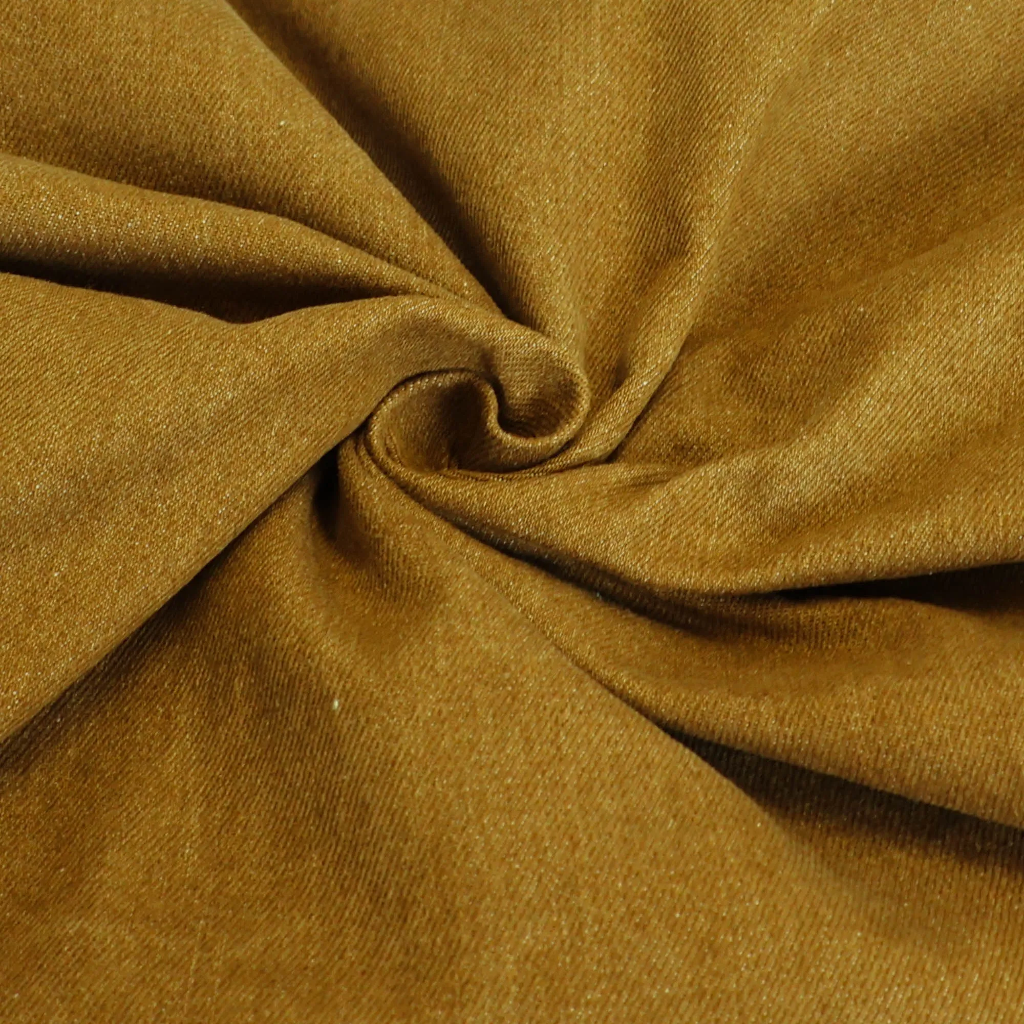 Denim effen camel - Fibre Mood