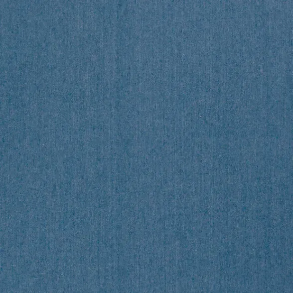 Zware denim effen blauw