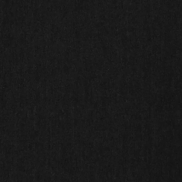 Zware denim effen zwart