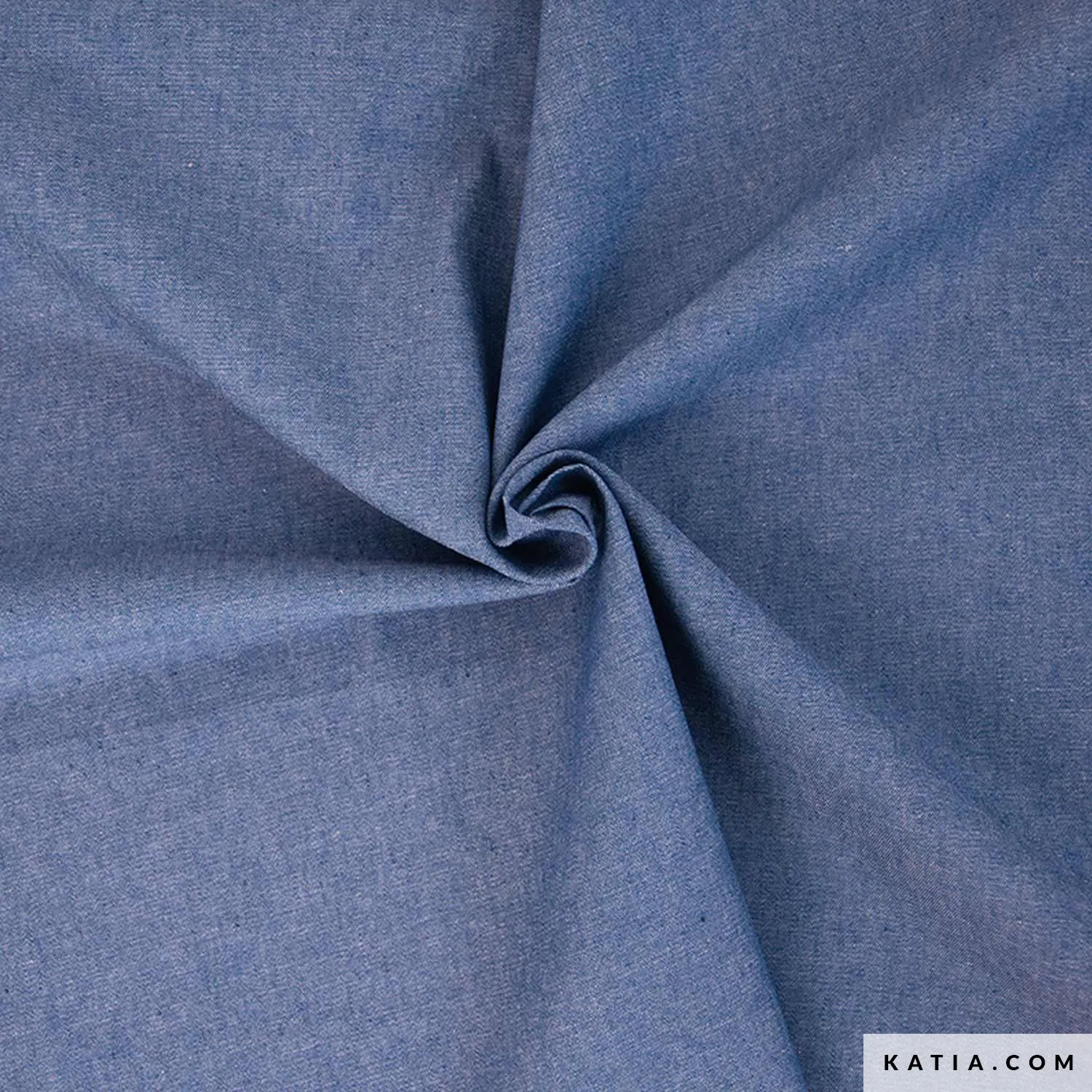 Lichte denim effen blauw - Katia