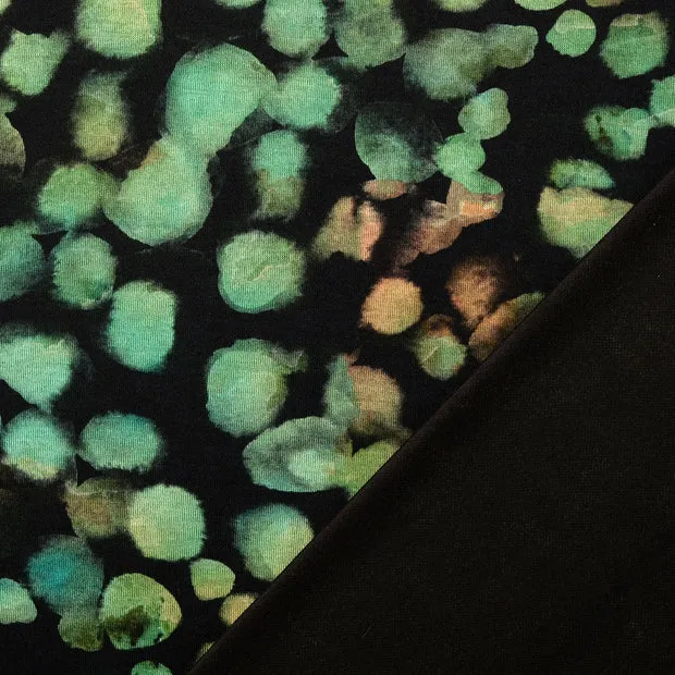 Licht breitje zwart met groene camouflage