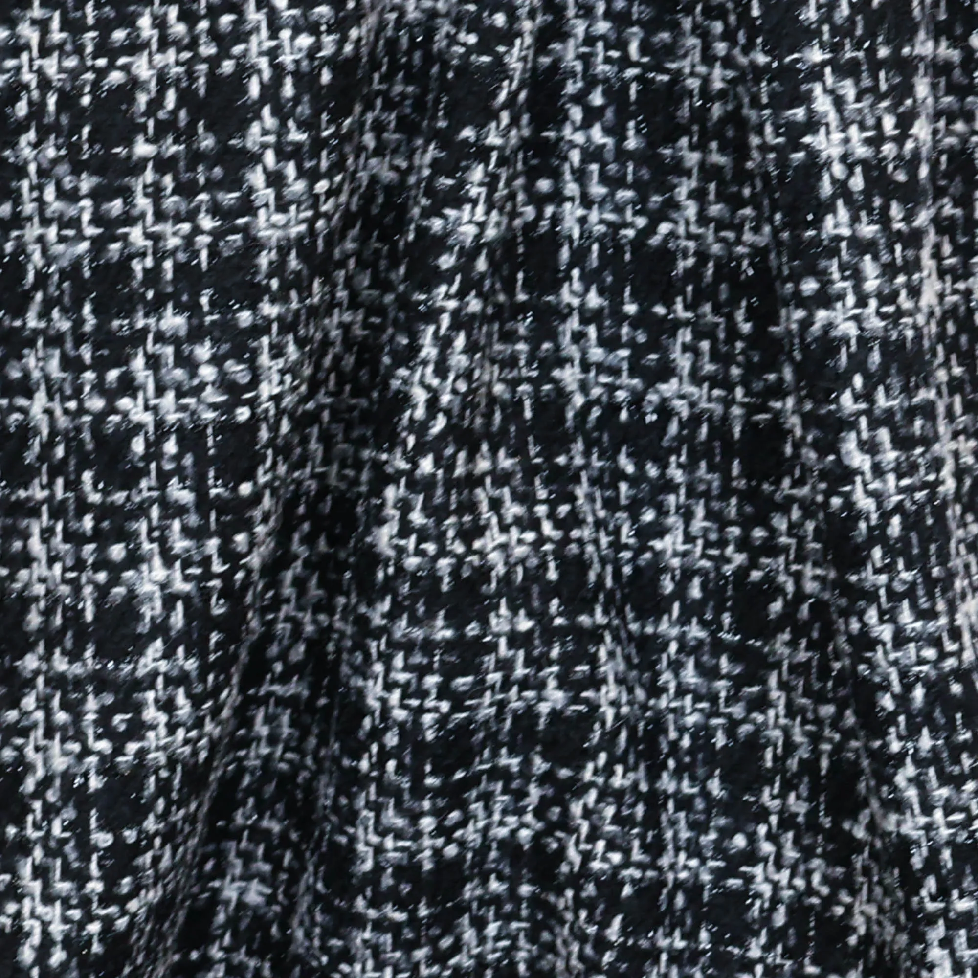 Chanel bouclé zwart grijs geruit