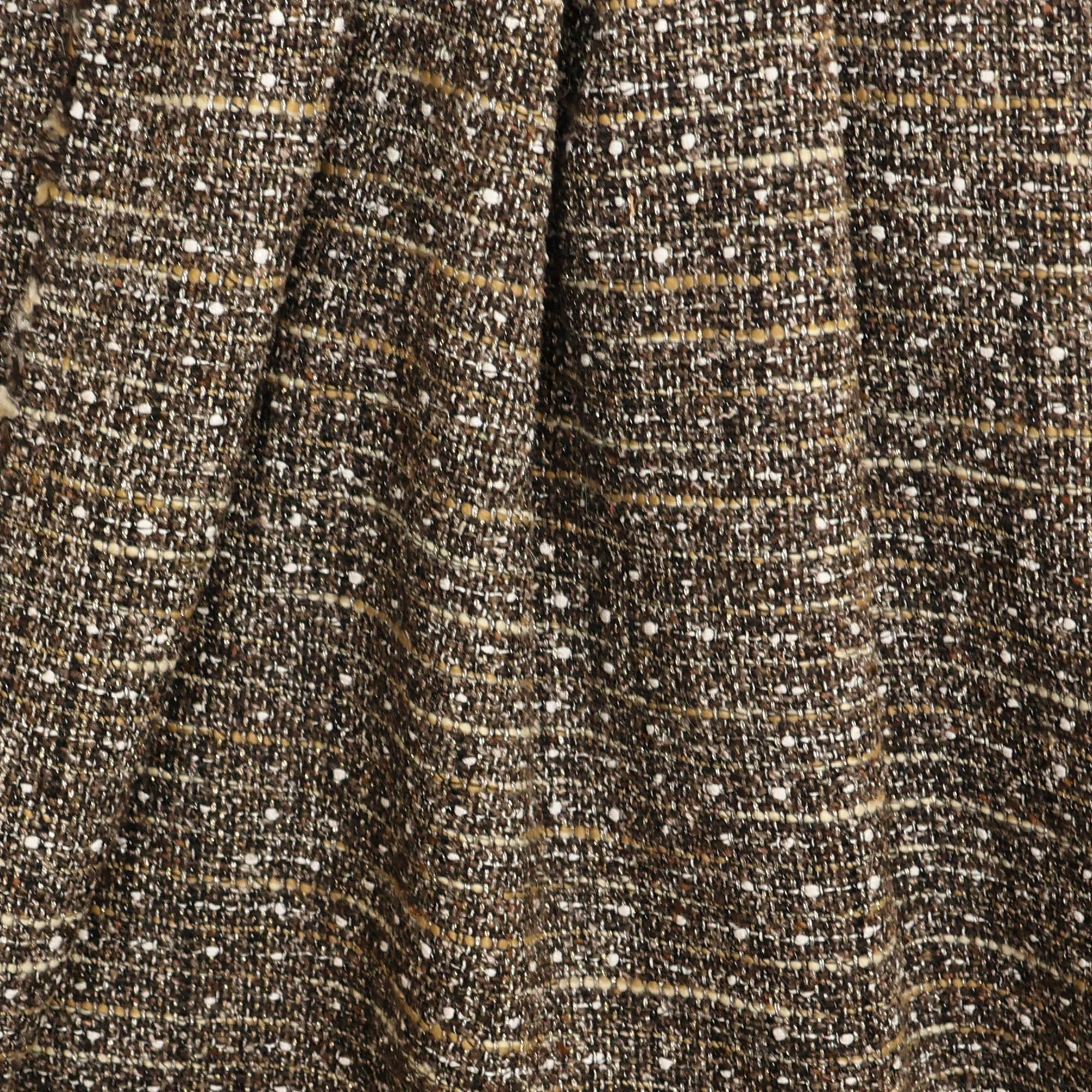 Chanel bouclé lichtbruin