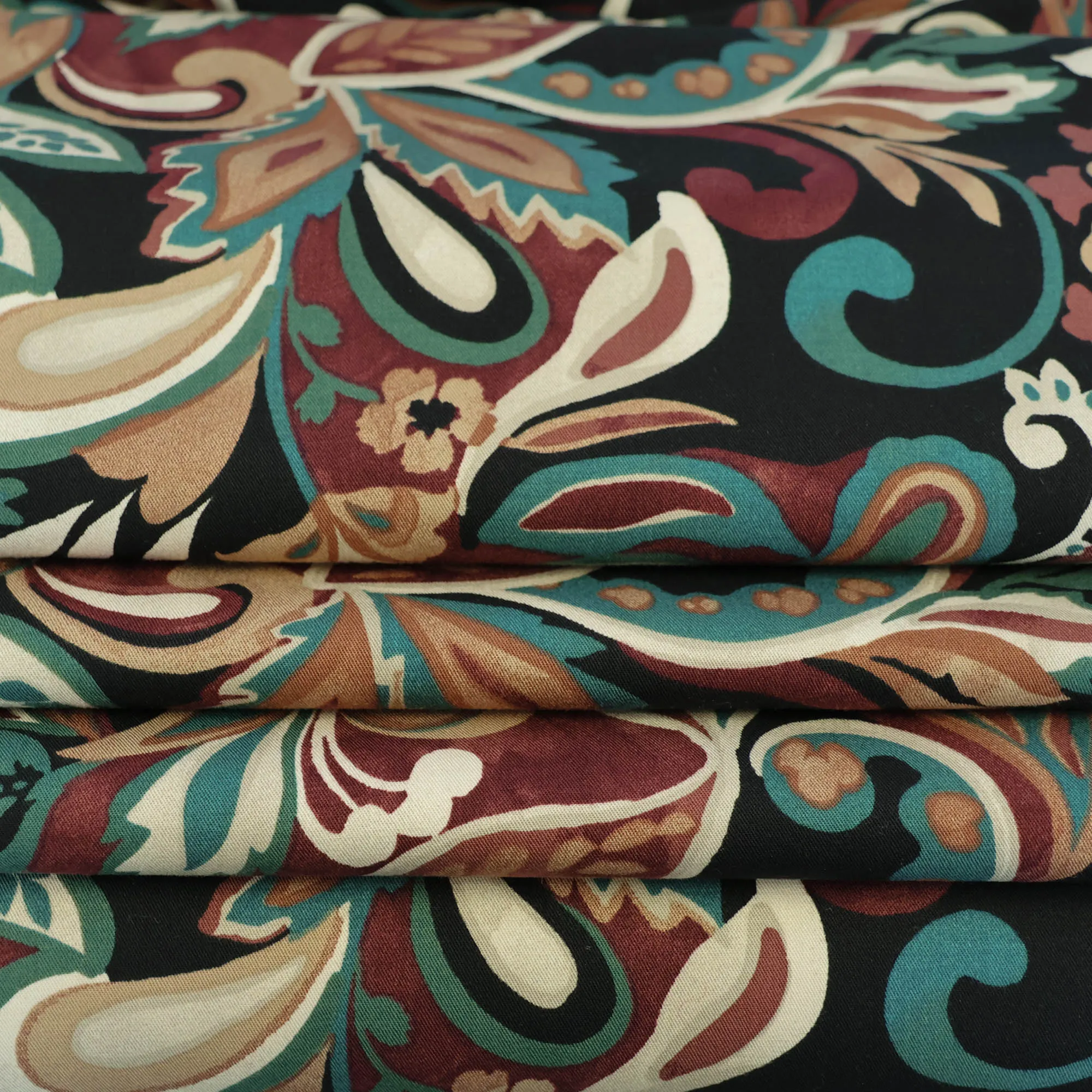 Viscose stretch print
