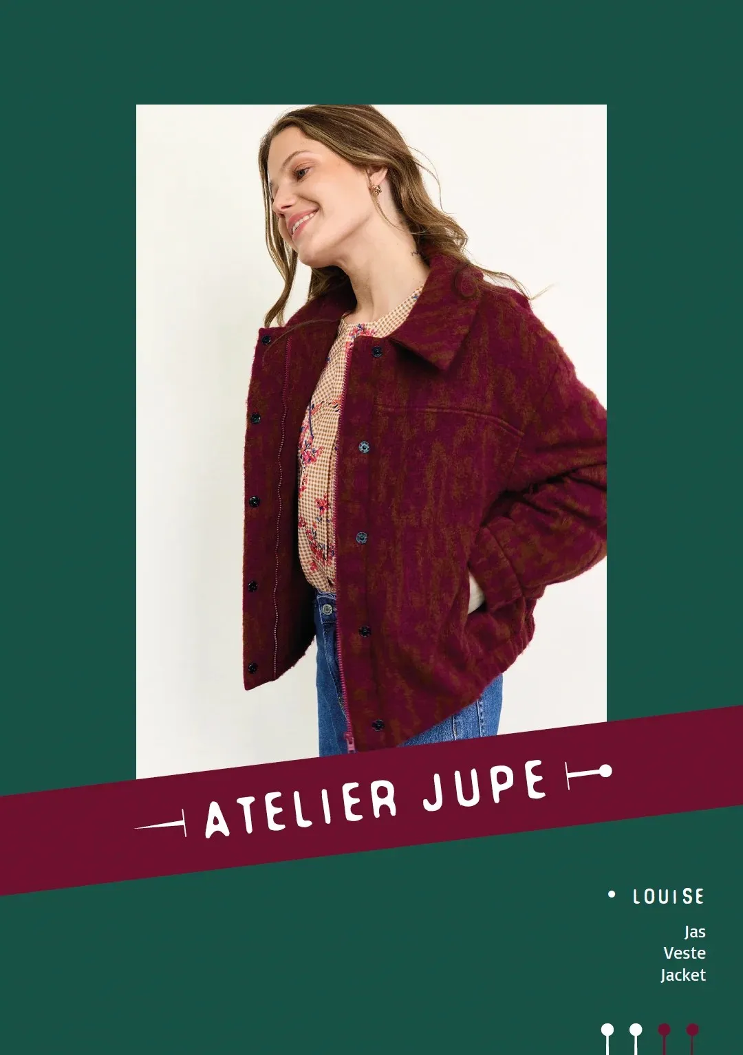 Louise jas - papieren patroon