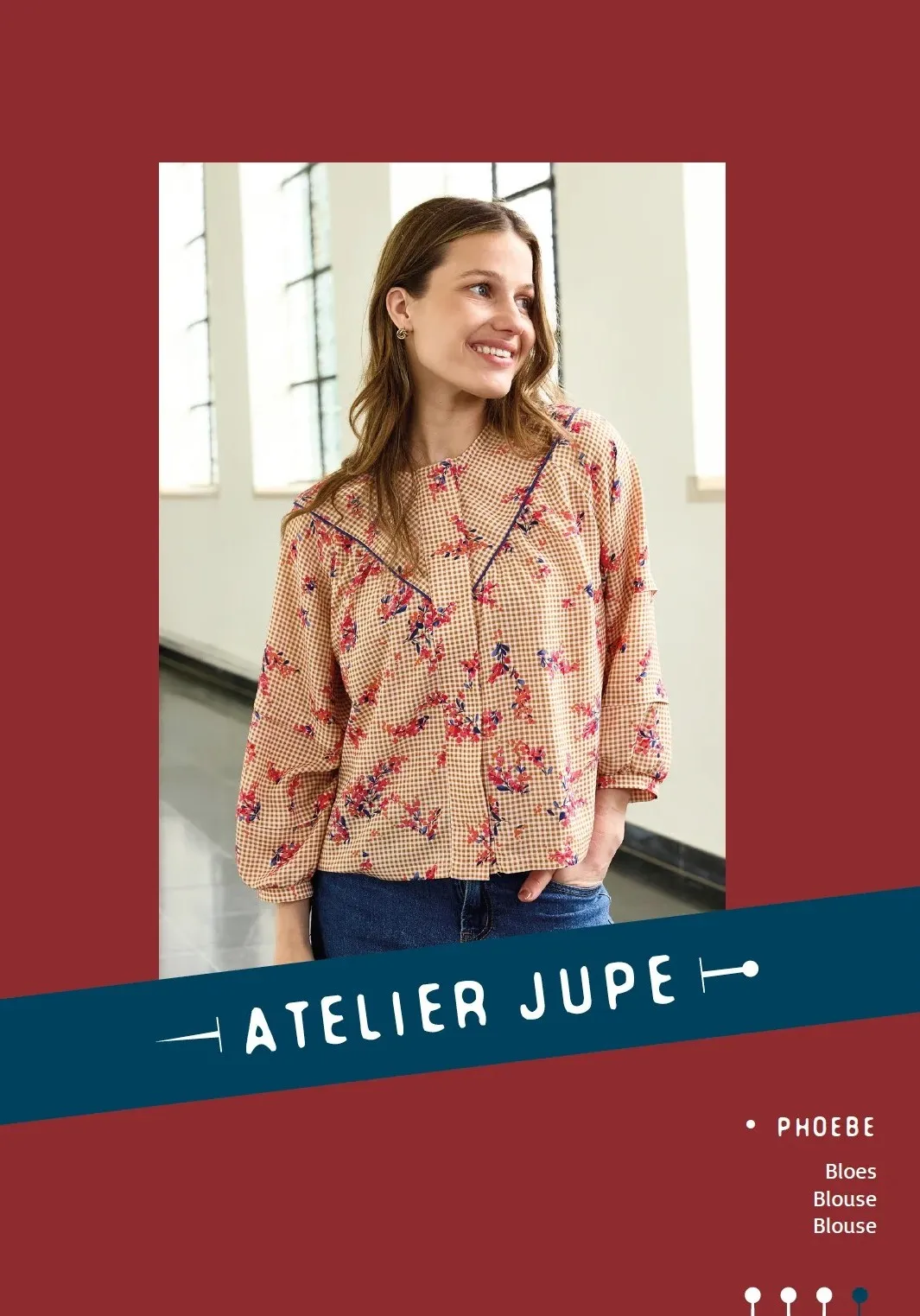 Phoebe bloes - Papieren patroon