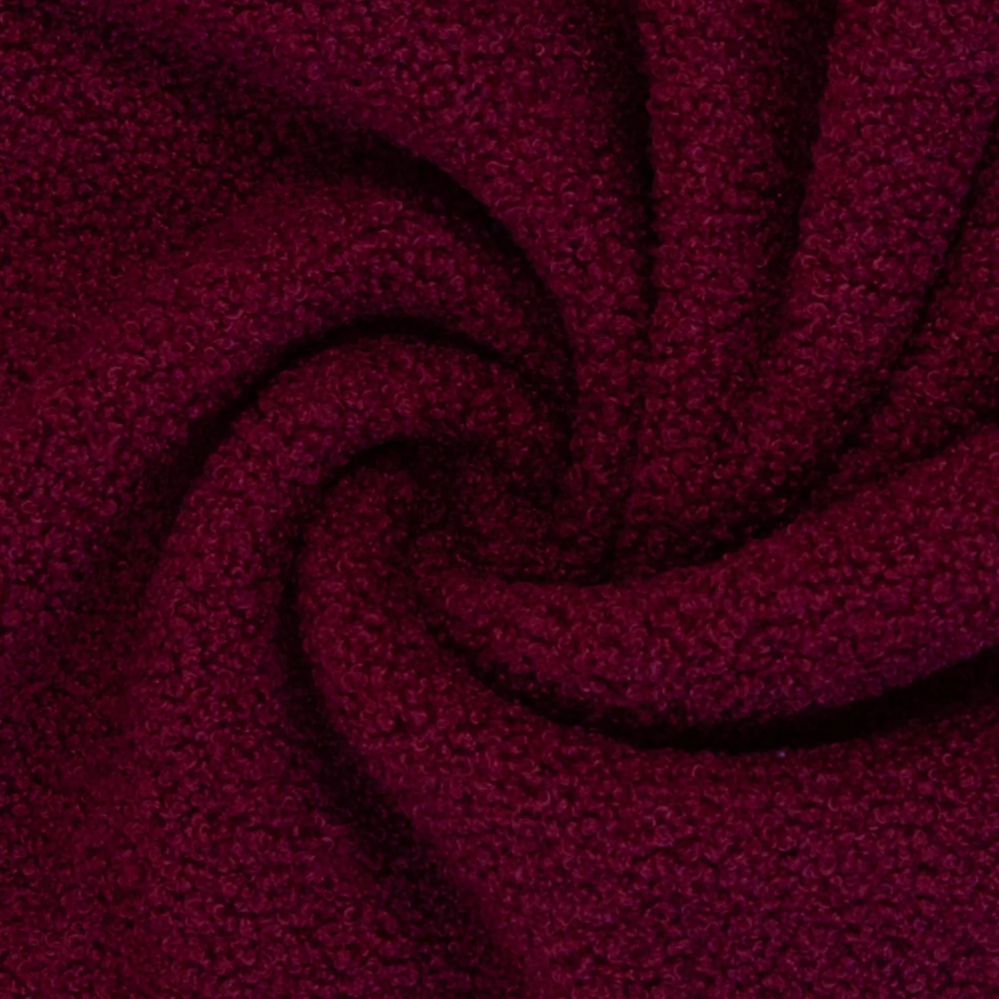 Teddy double fleece  bordeaux Heavy 390gr/m²