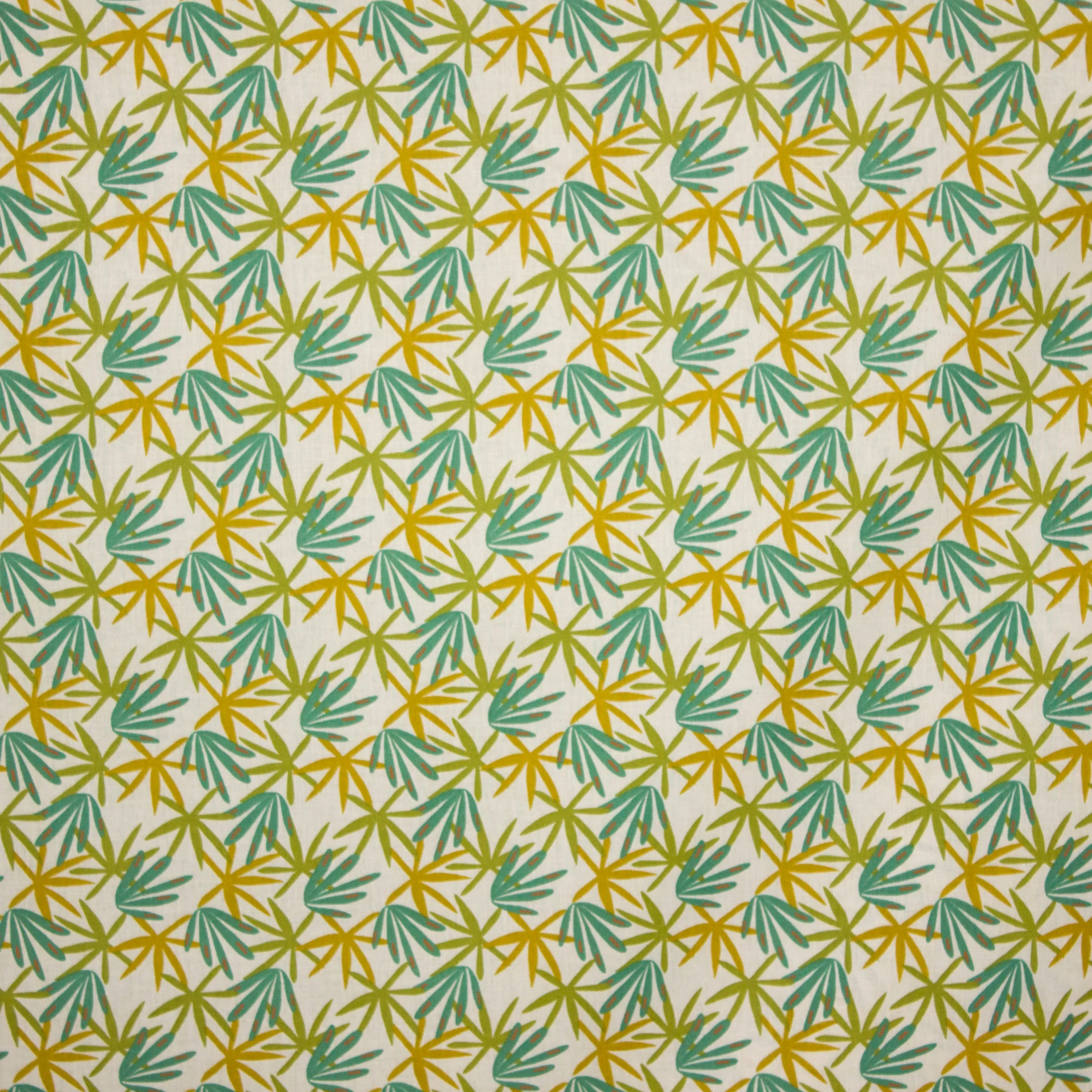 Katoen met palm motief