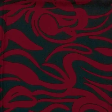 Viscose Twill stof bedrukt Abstract Bordeaux
