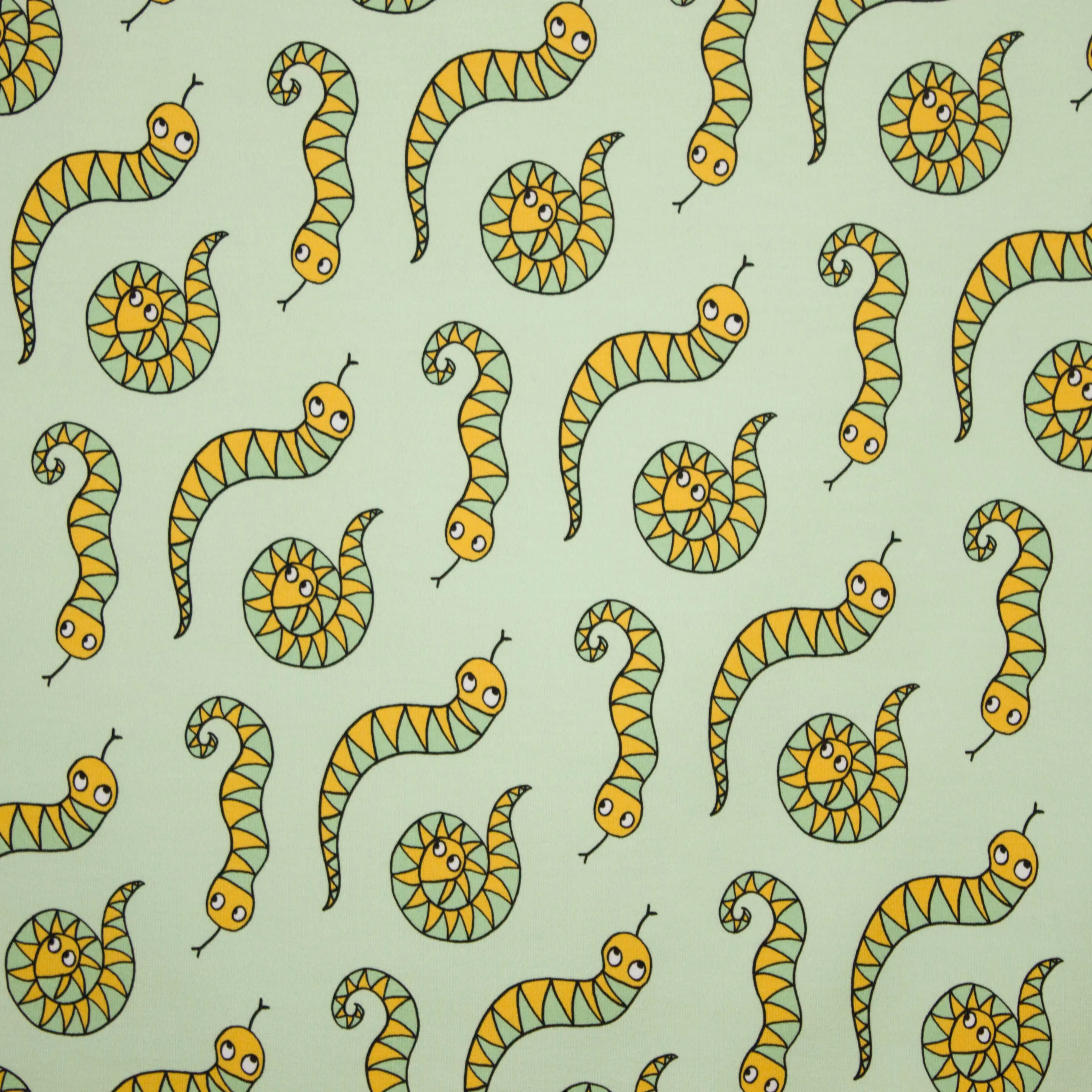 French terry Eva Mouton Snakes