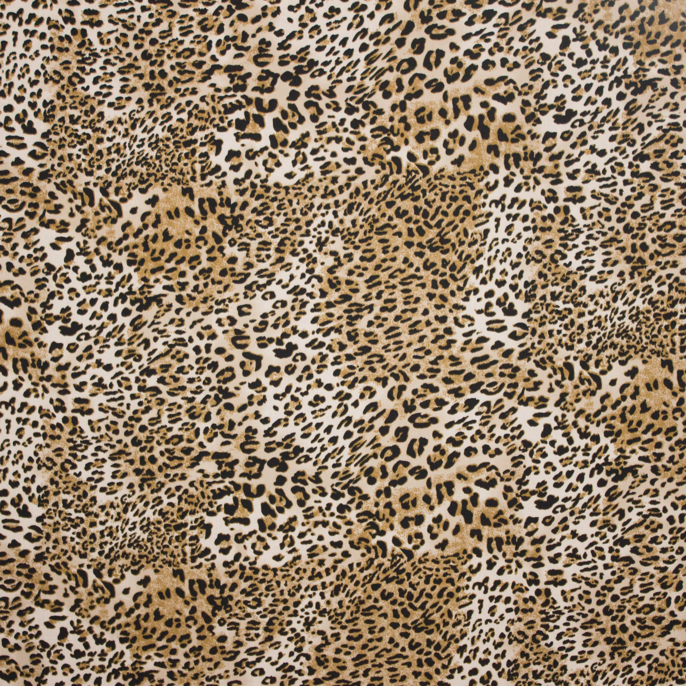 Viscose met luipaardprint