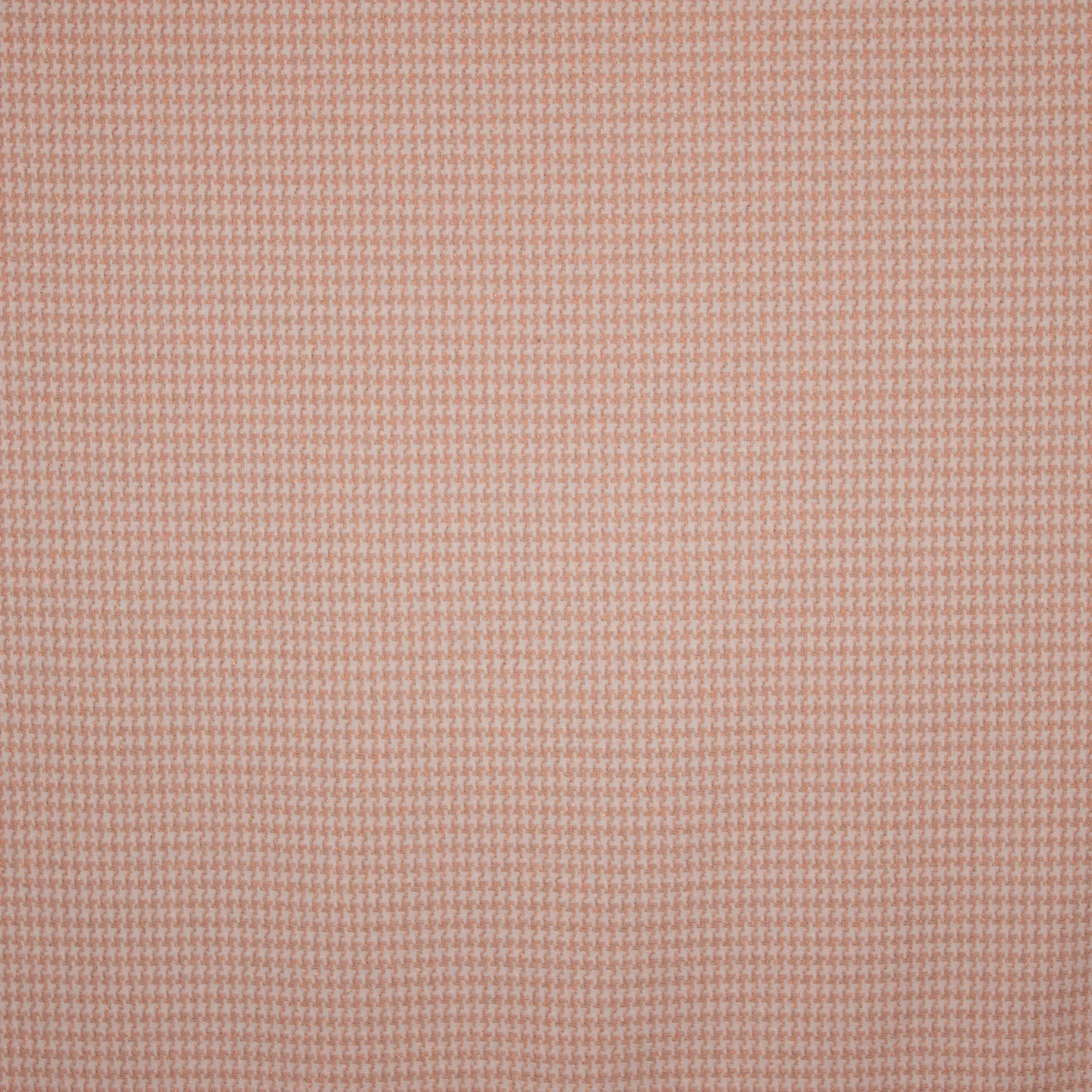 Roze pied de poule met koperdraad