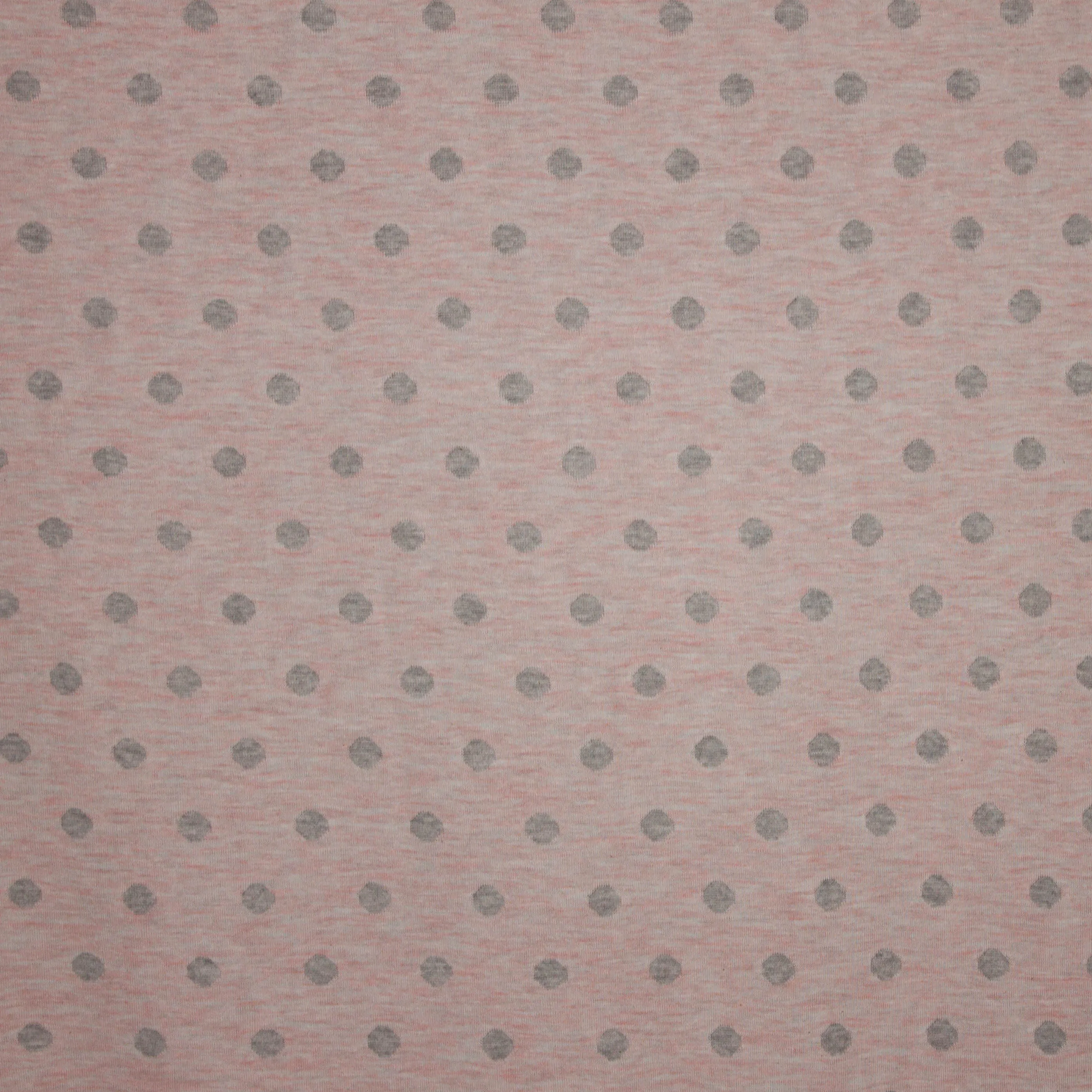 Tricot uit Eco katoen Stenzo double-face roze/grijs