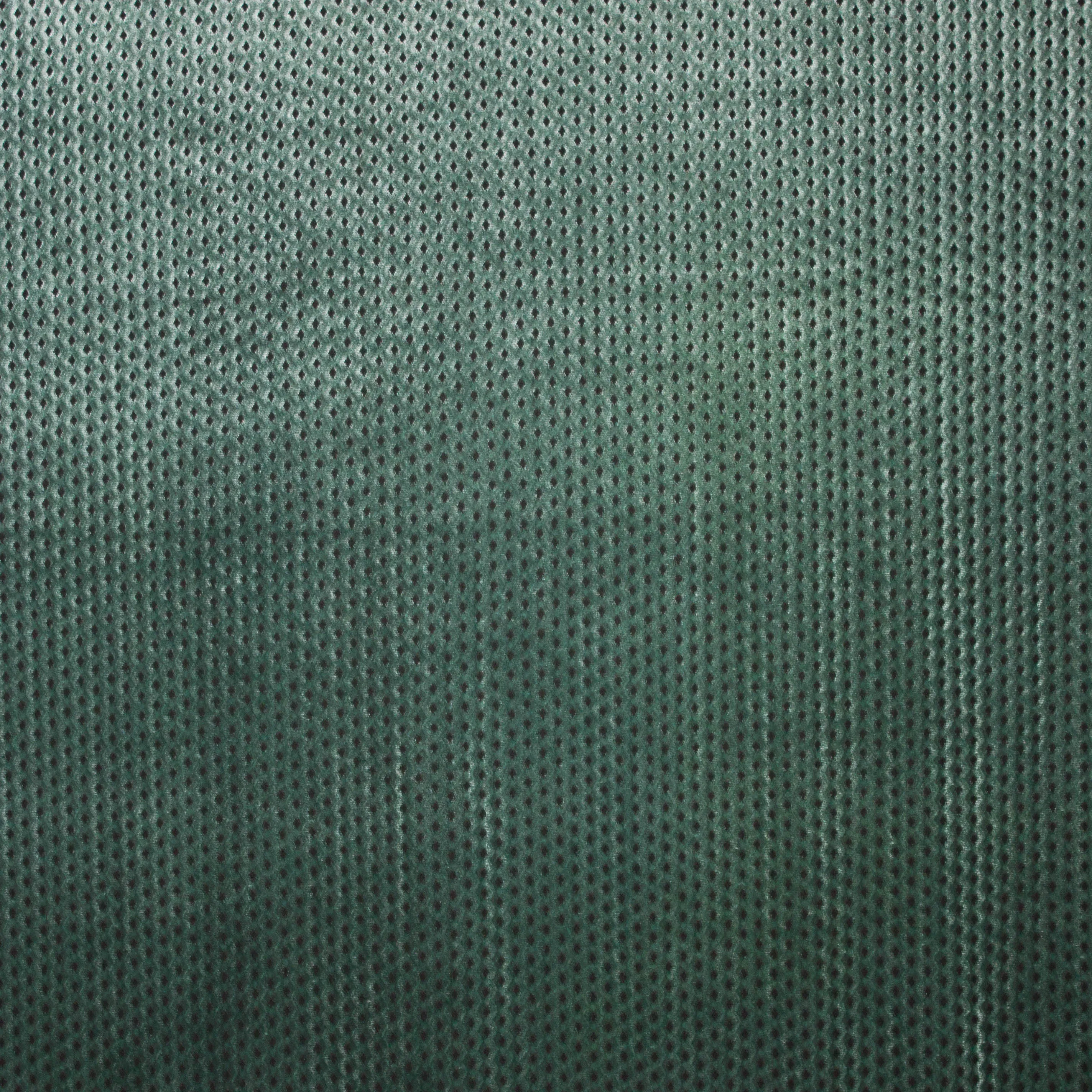 Stretch velours/fluweel in munt met geometrisch motiefje