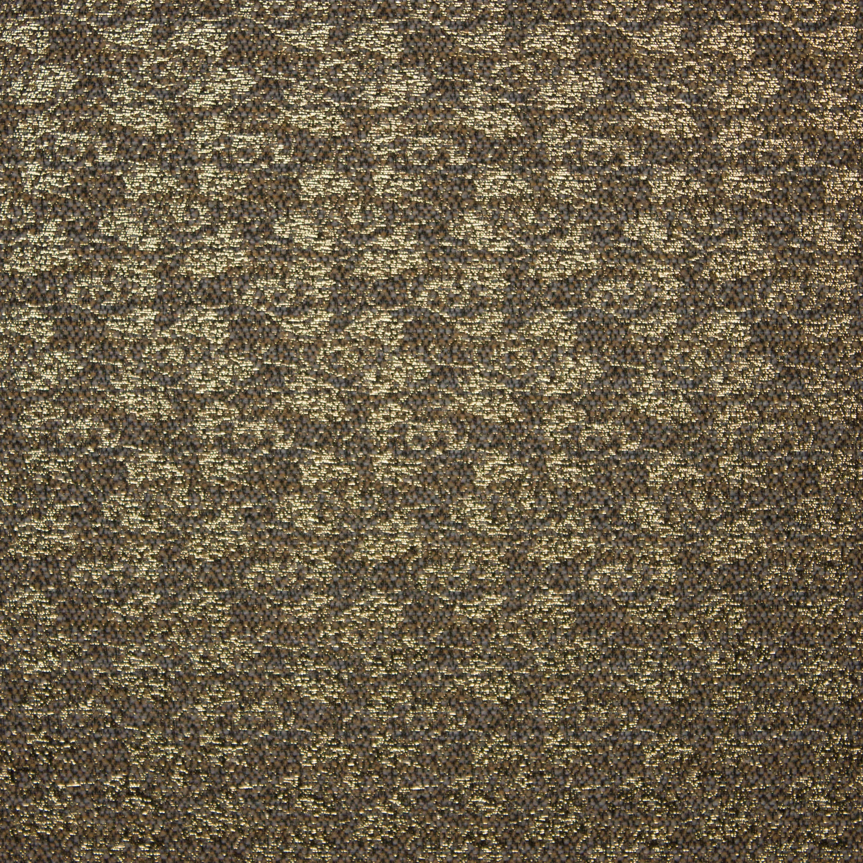 Jaquard in beige met gouden glitters