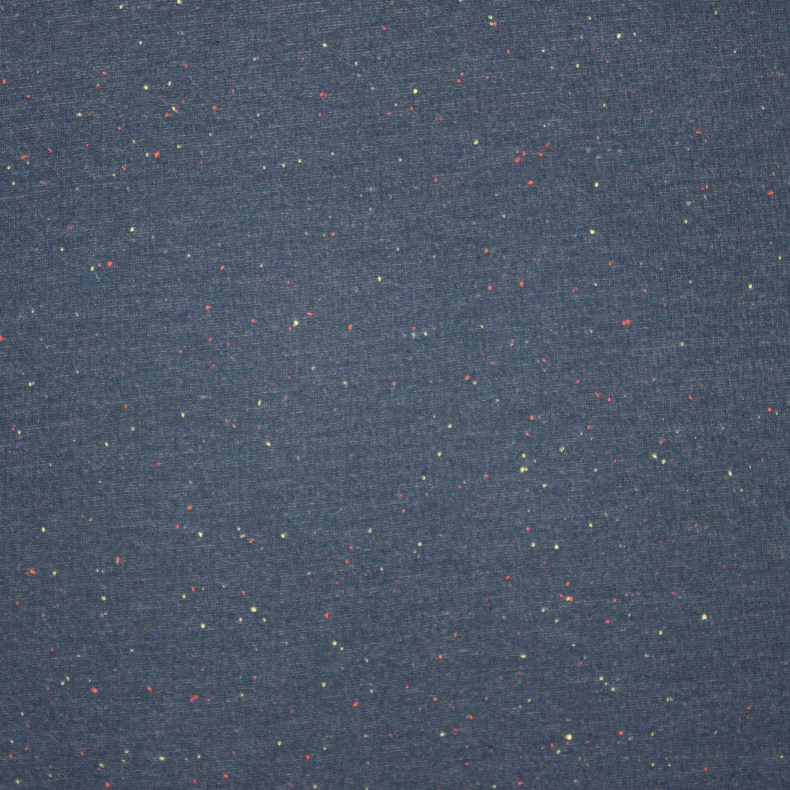 Donkerblauwe sweater met spikkeltjes - 'Cosy colours'