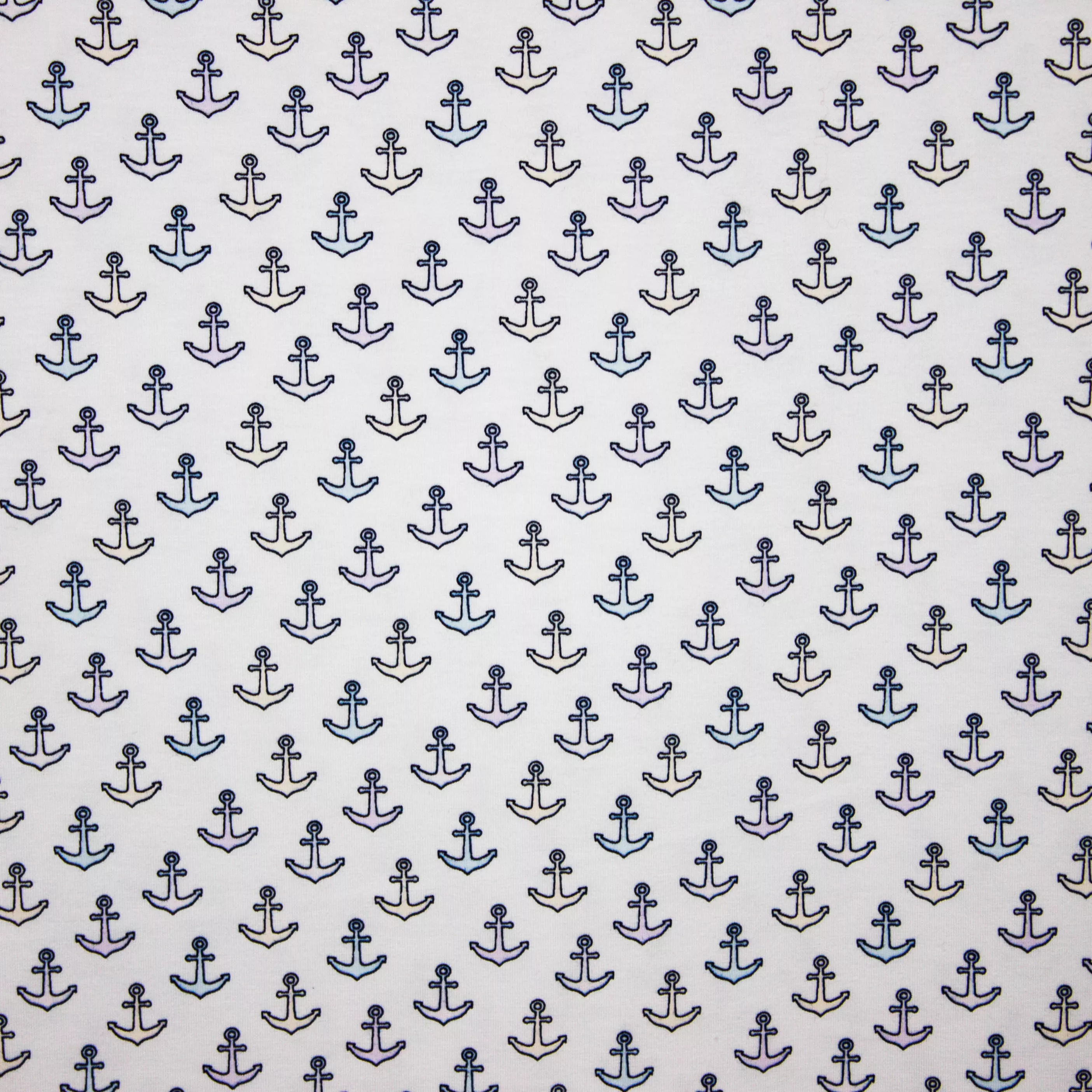 Kleur veranderende tricot met ankertjes