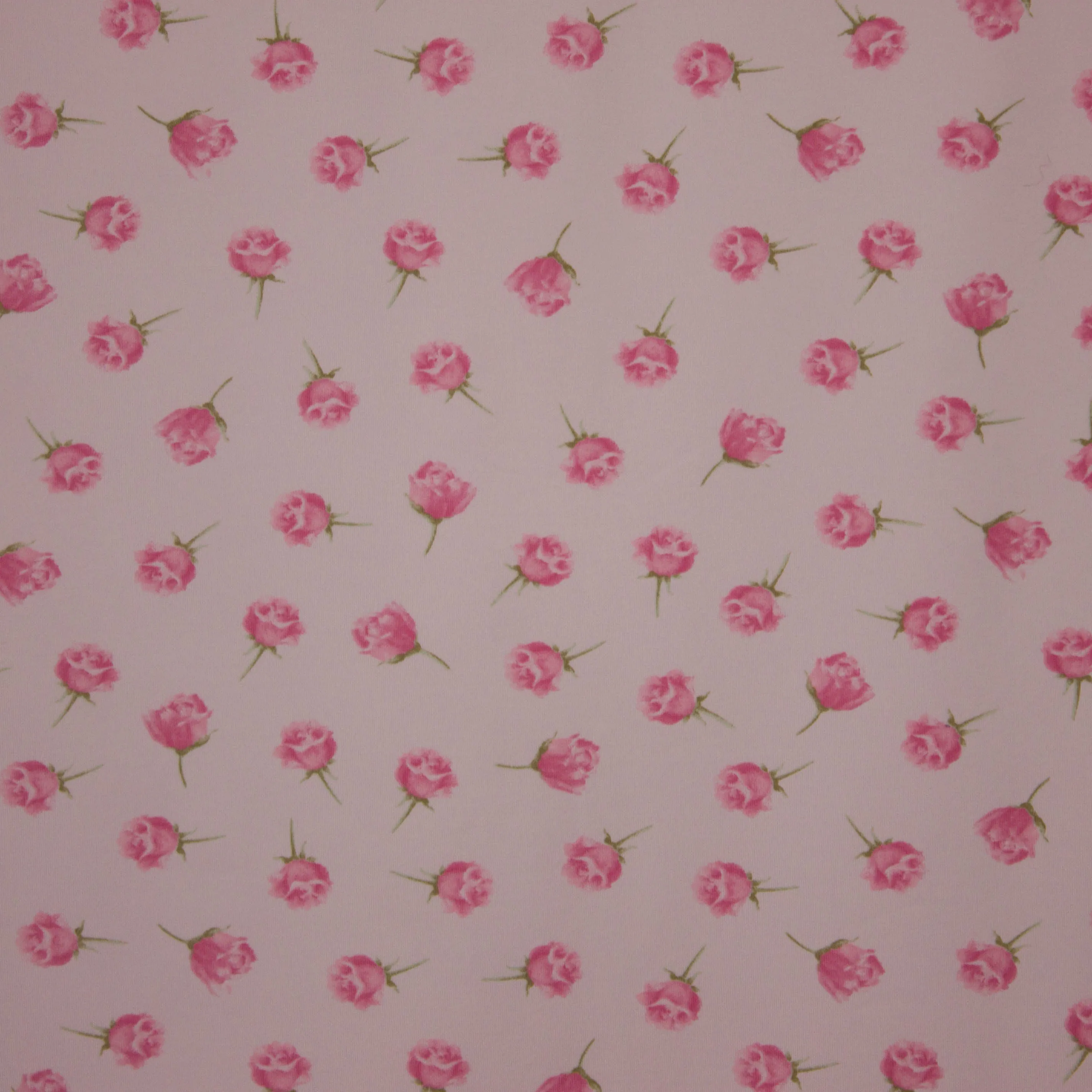 Tricot met rozengeur met rozen motief
