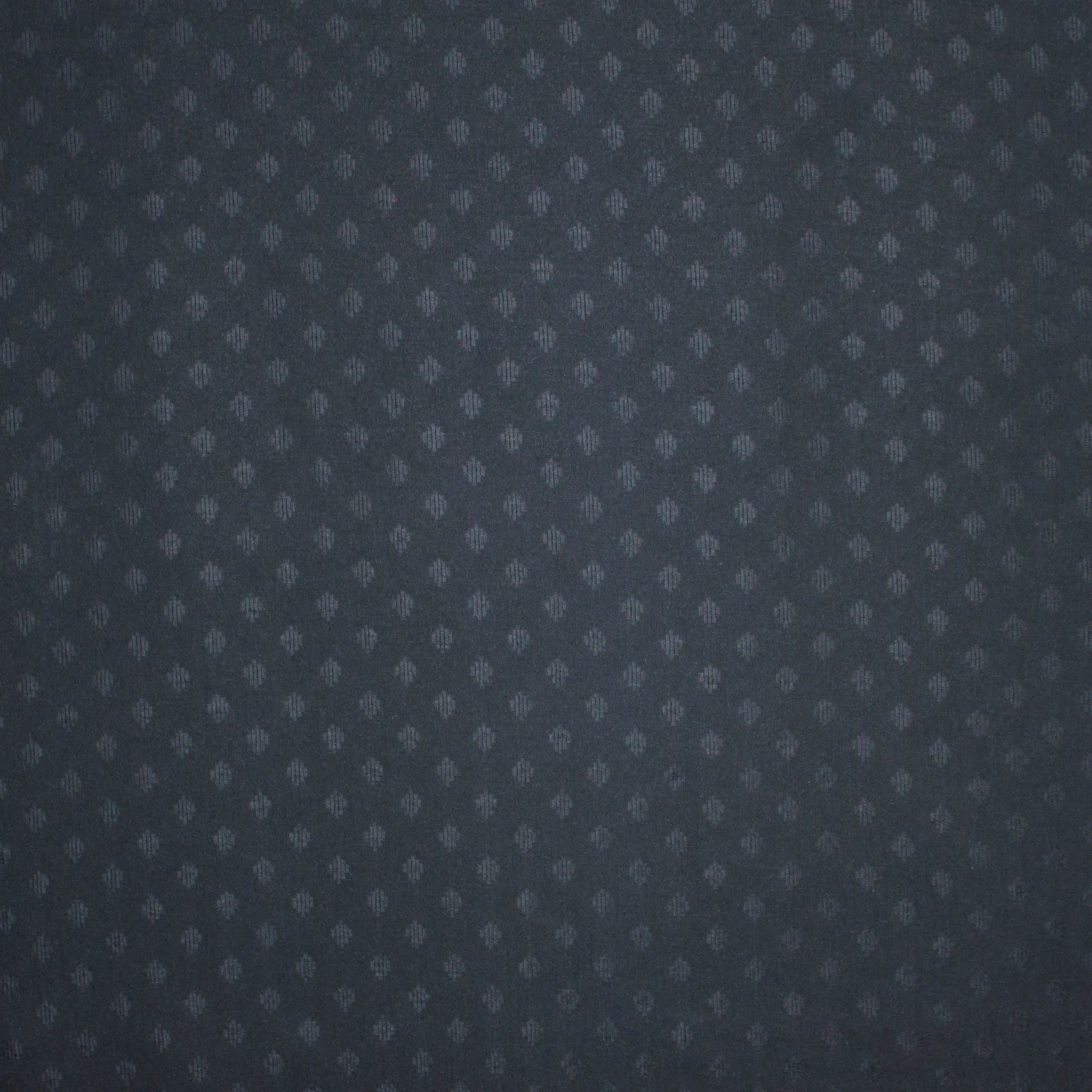 Zwarte viscose met glanzend abstract motiefje van 'Atelier Brunette'