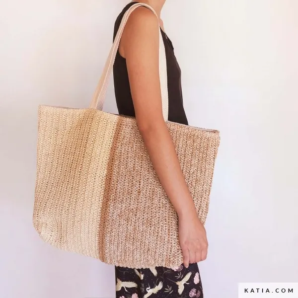Papier Raffia Brei Stof Tatami - Katia