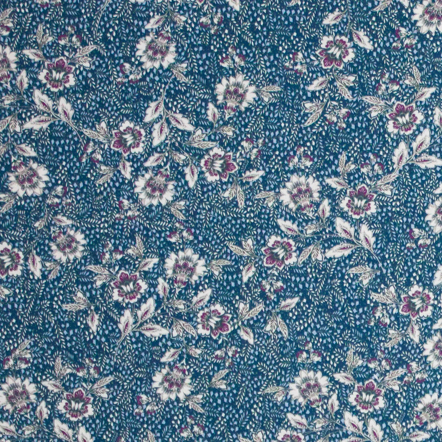 Soepele katoen met bloemenmotief