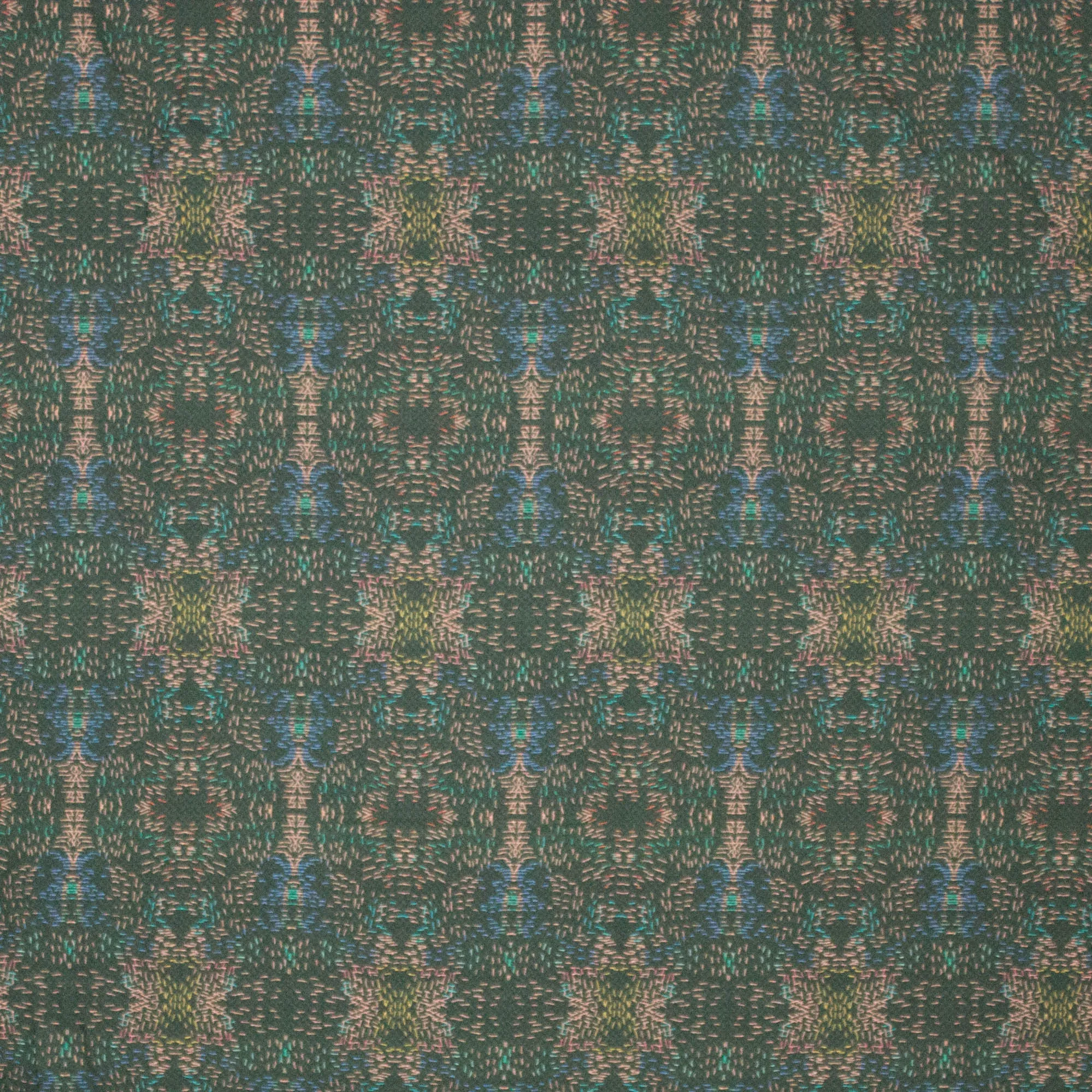 Soepele viscose met abstract motief