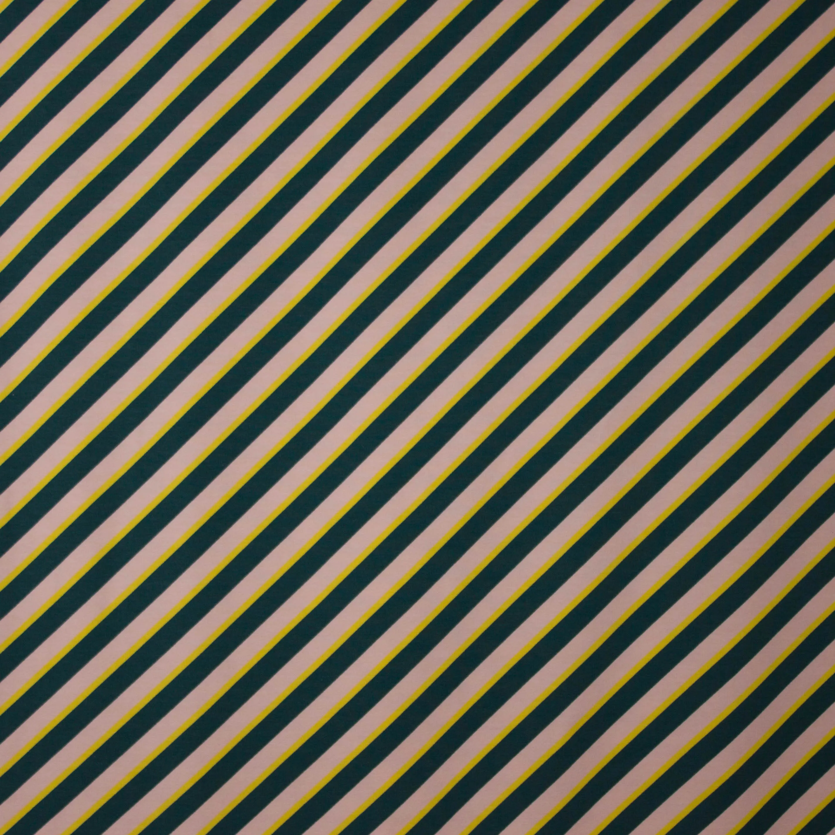 Diagonaal gestreepte french terry van 'About Blue Fabrics'