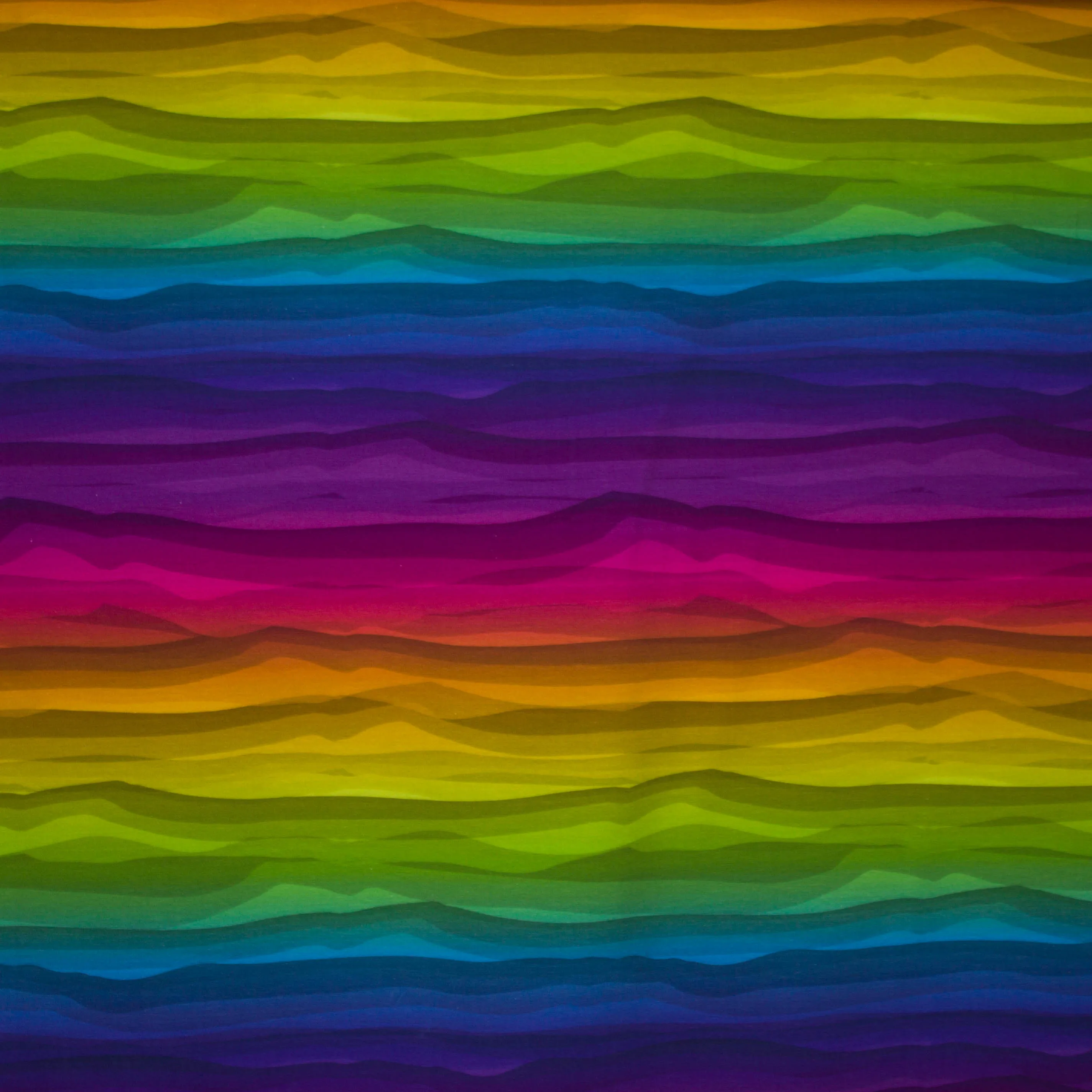 Veelkleurige tricot 'Wavy Stripes' van 'Lycklig Design'