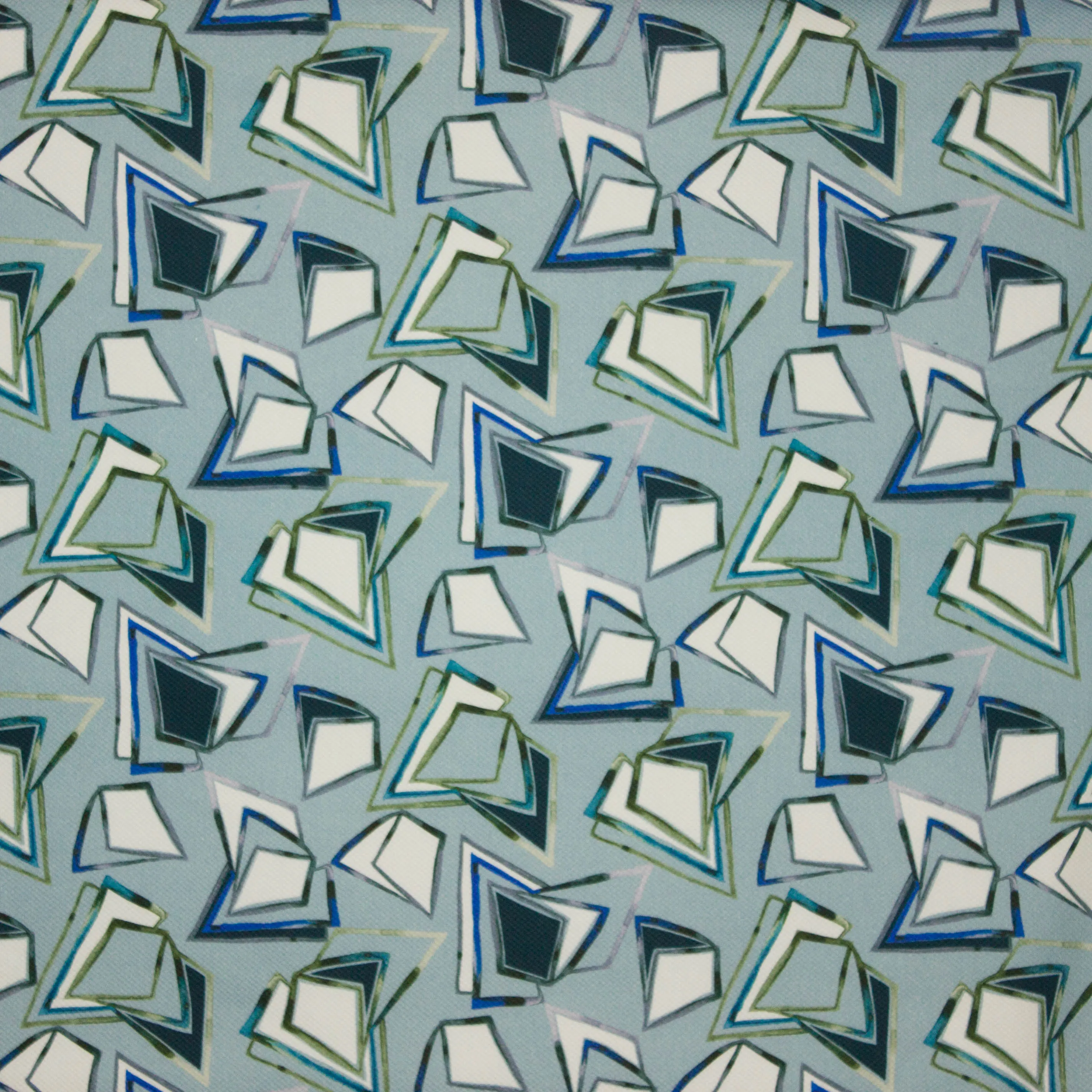Piqué munt geometrisch motief