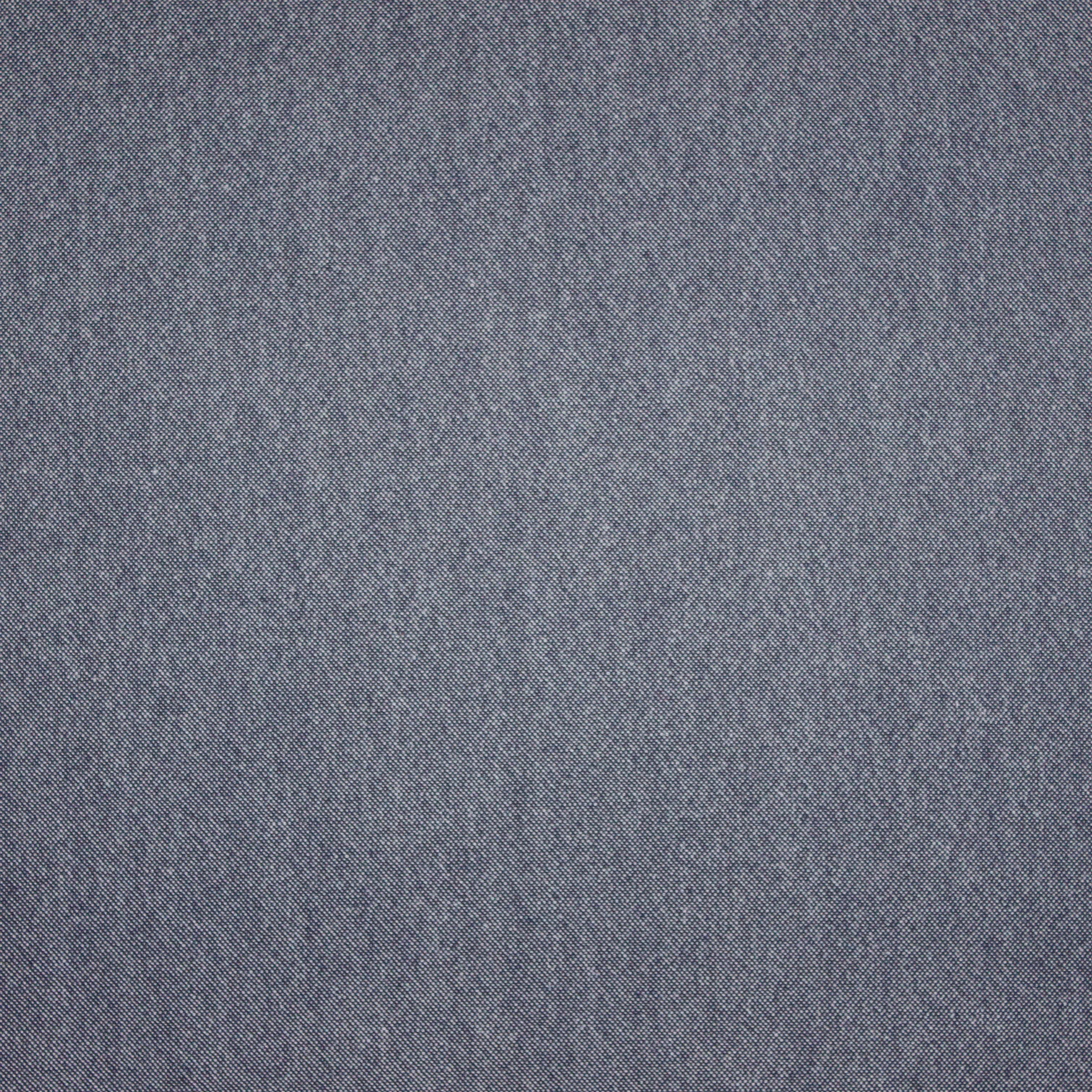 Jeanslook wol tweed blauw - polyamide mengeling