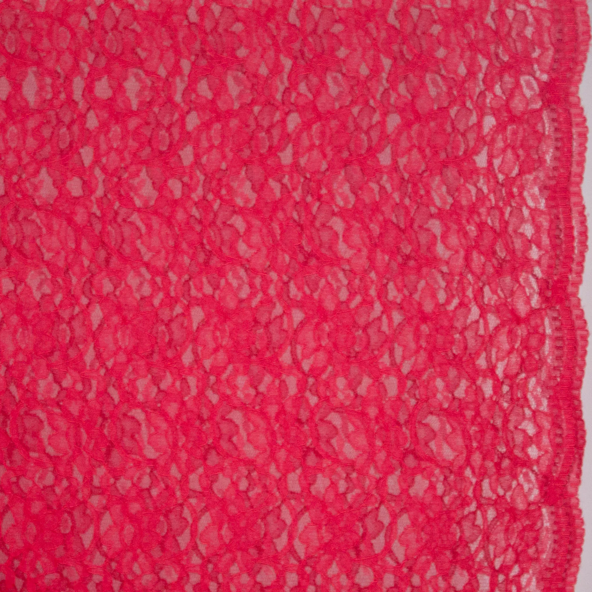 Kant rood bloemen