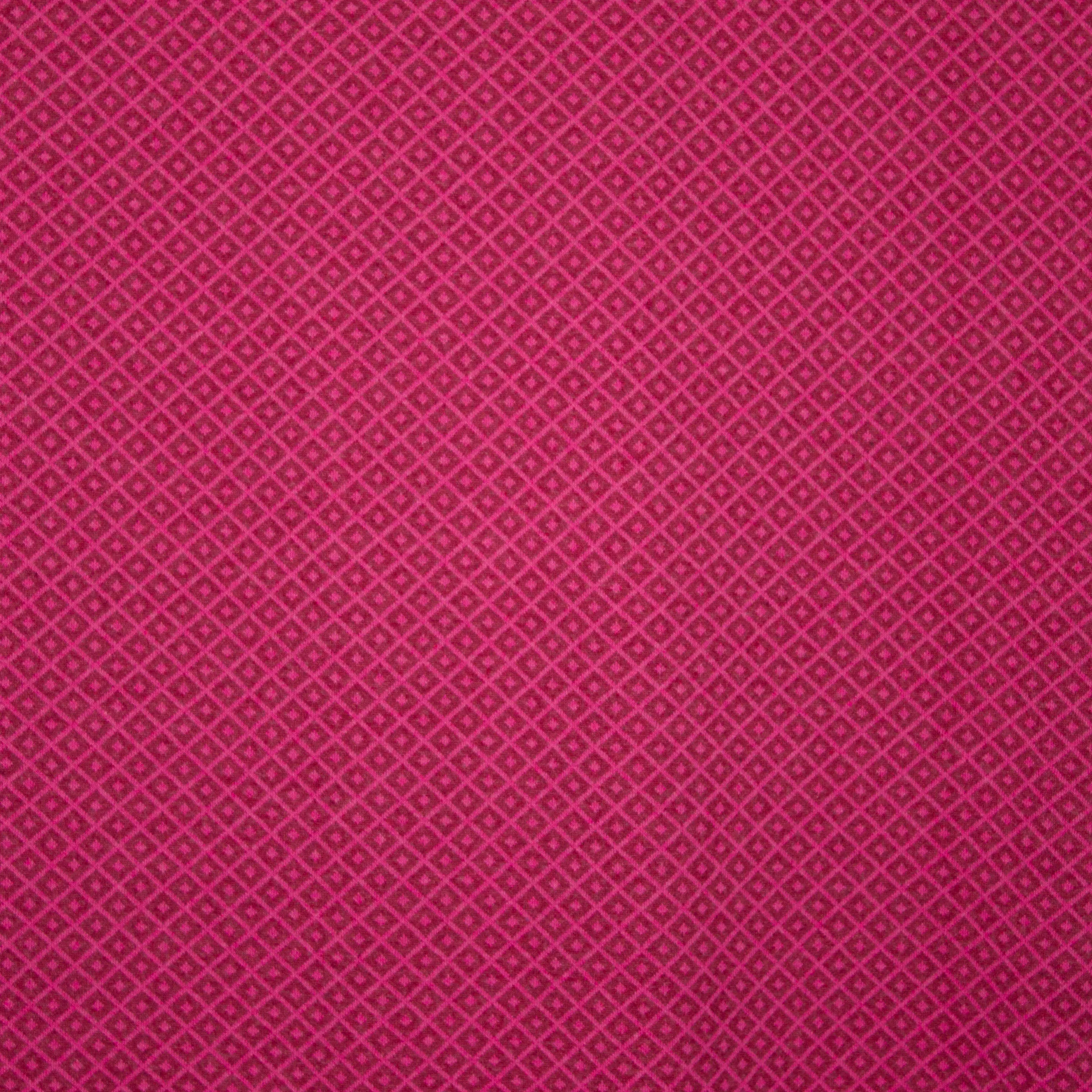 Roze / bordeaux breitje met diagonale ruitjes