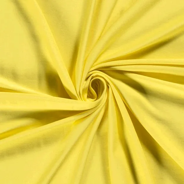 Viscose tricot geel