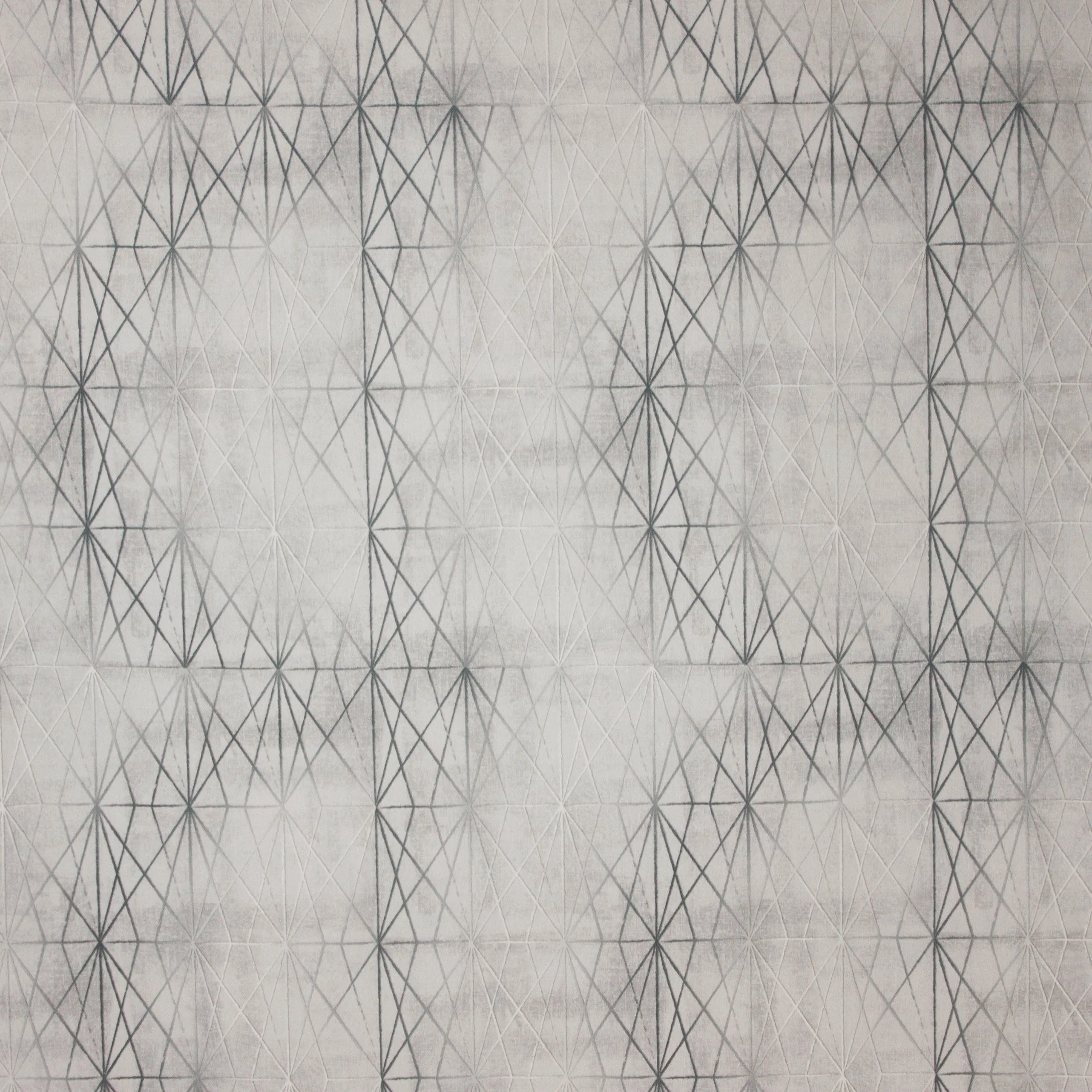 Canvas grijs geometrisch motief