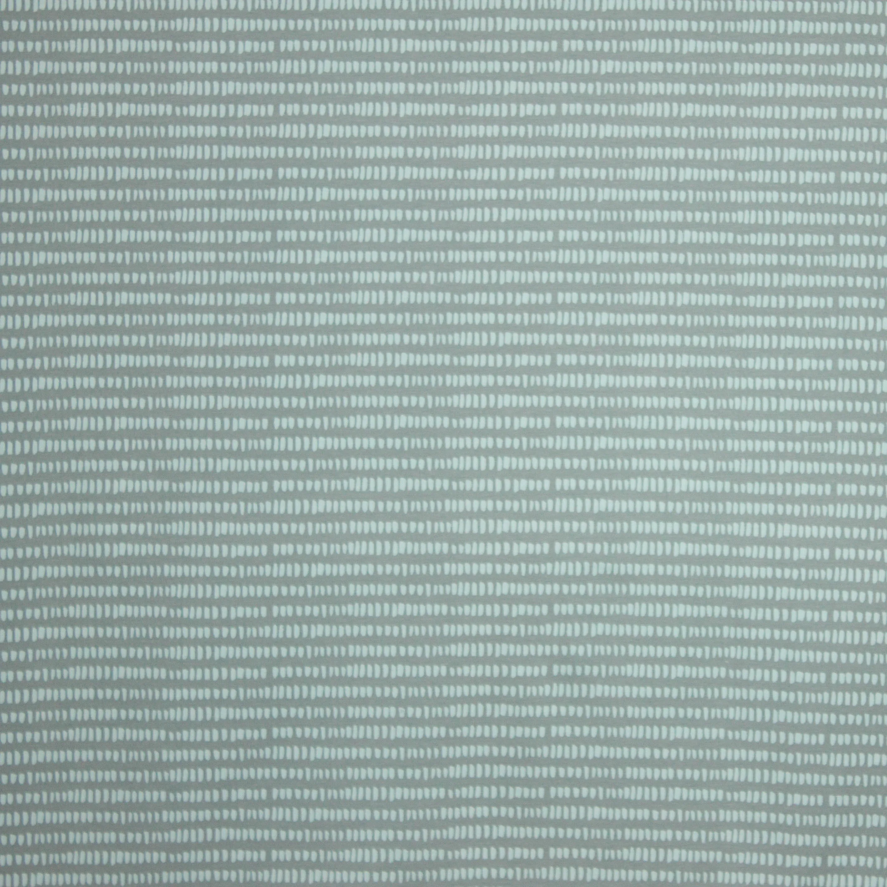 Grijze katoentricot met blauw stipjesmotief