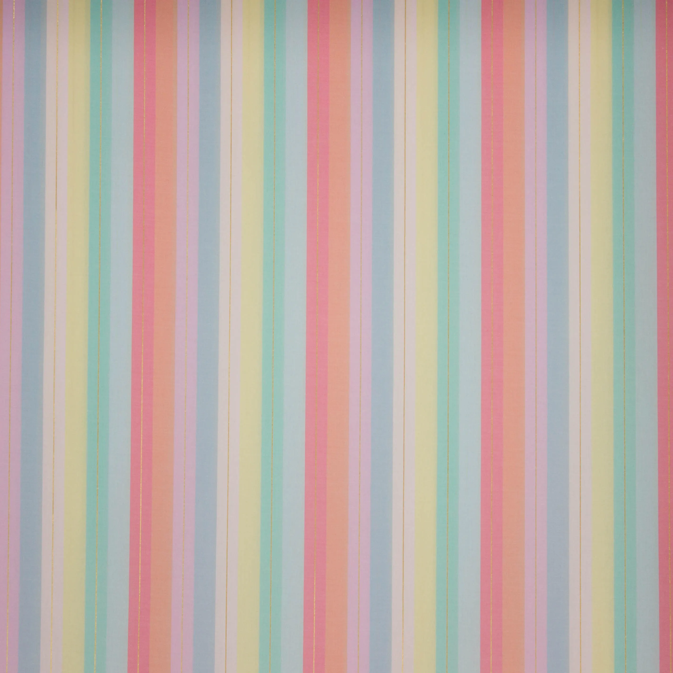 Gestreept katoentje "Lurex Stripe" van Poppy