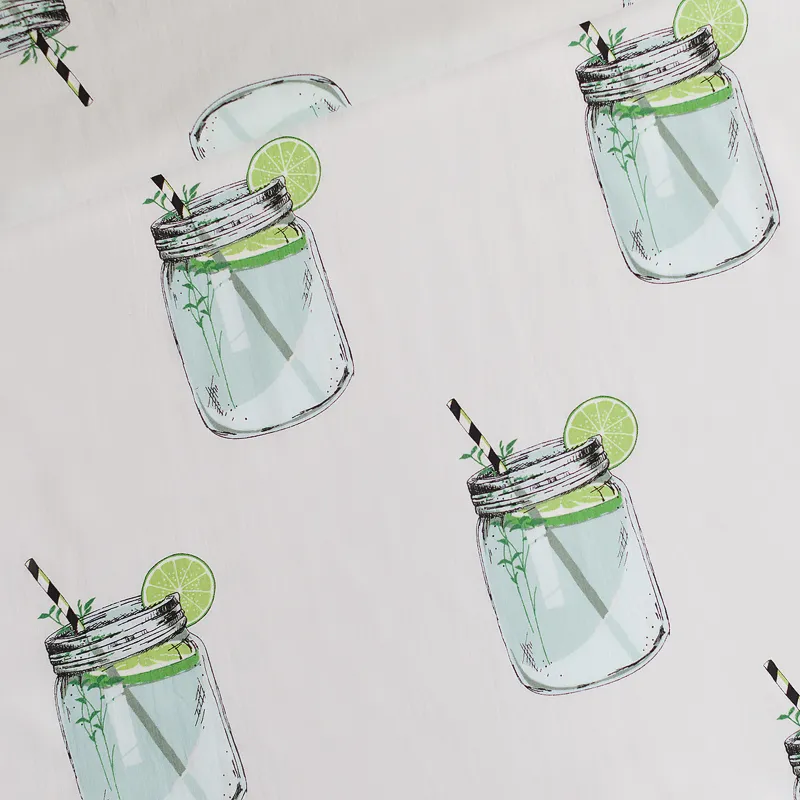 See You At Six - Iced Tea - Light Grey - cotton