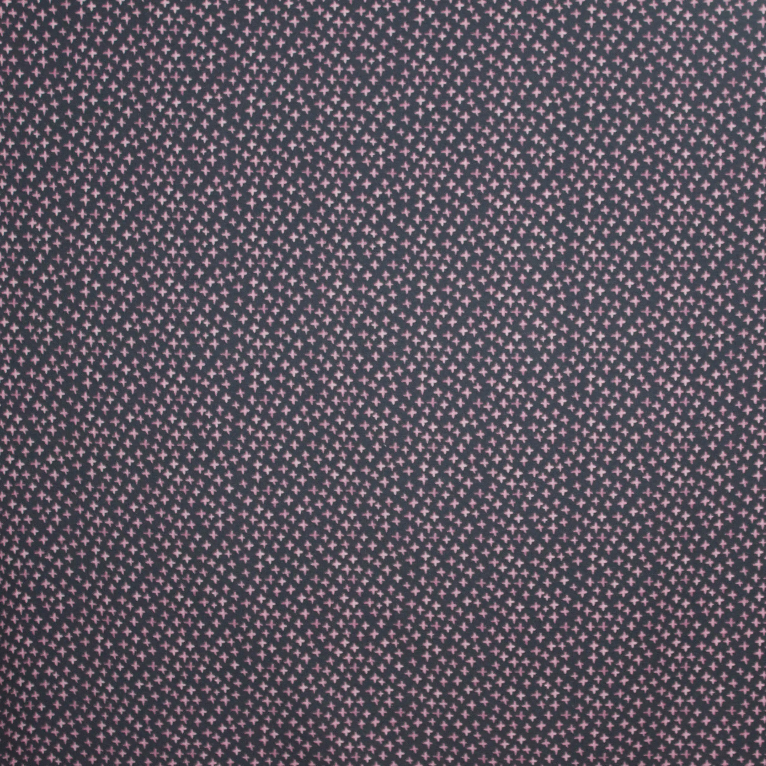 Tricot donkergrijs plusjes motief