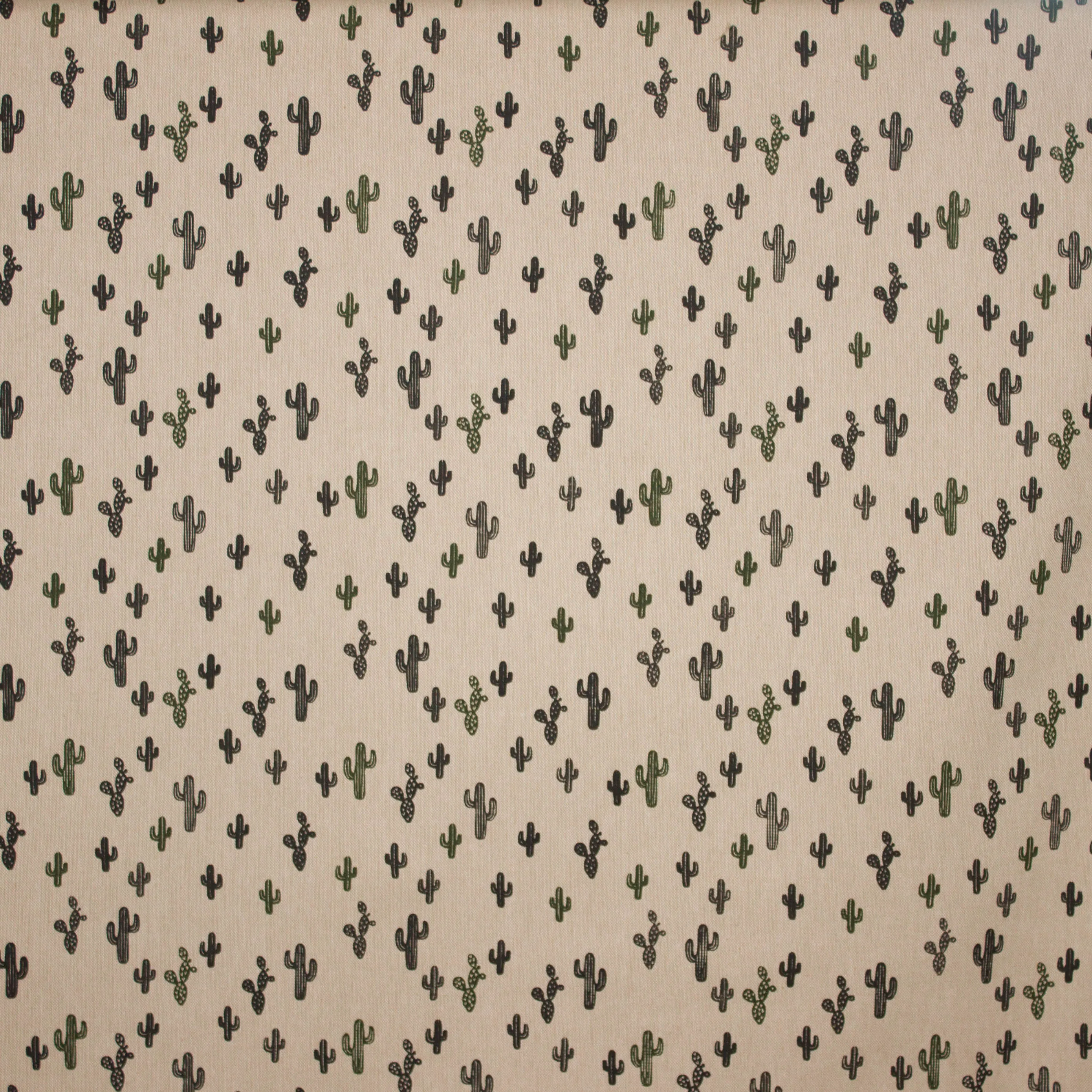 Canvas met cactus motief