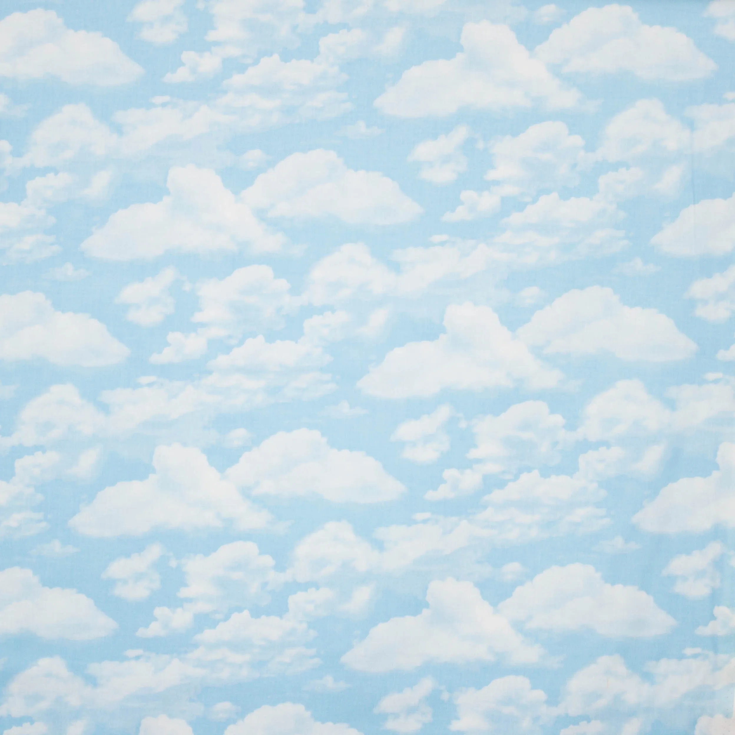 Landschap quilt licht blauwe wolkenlucht
