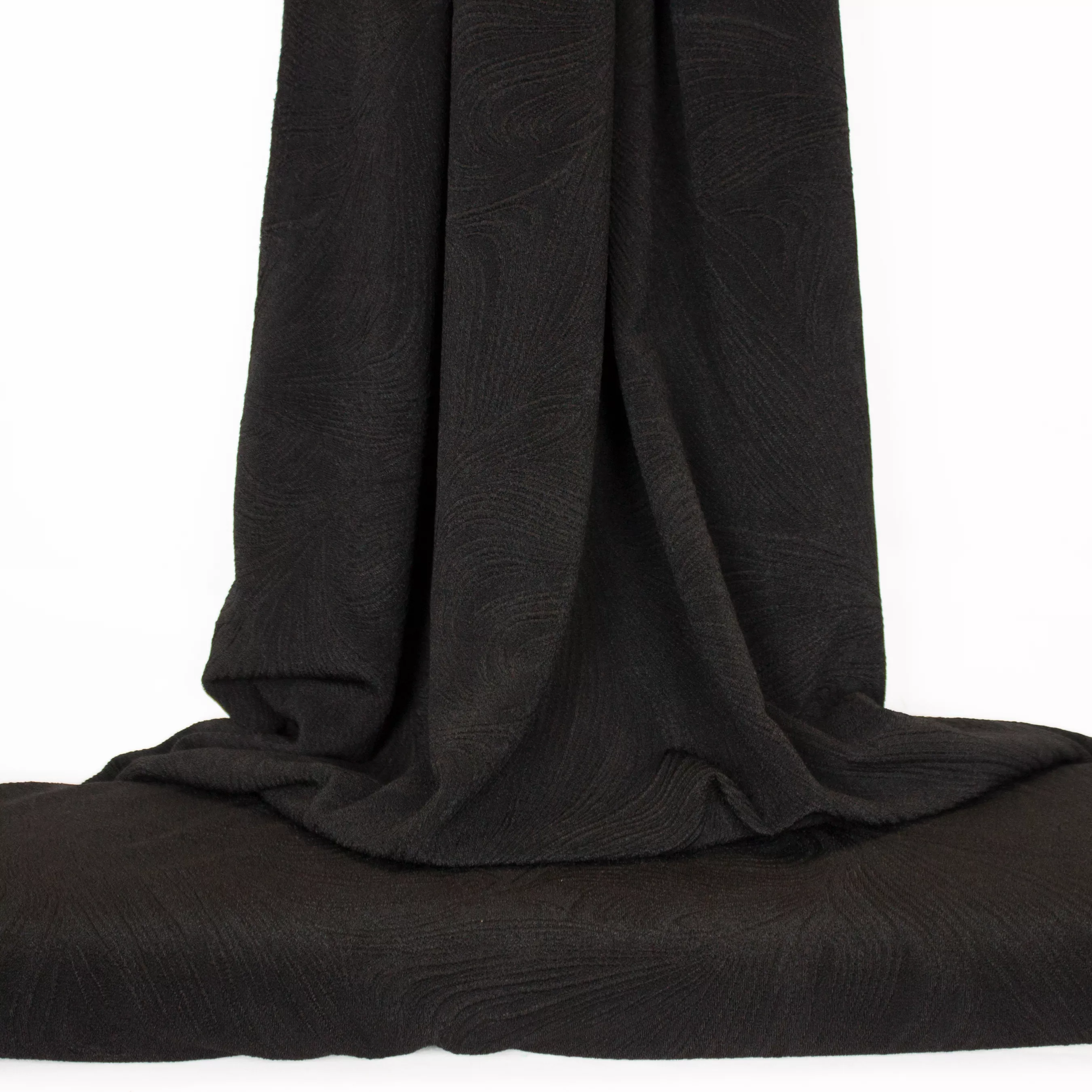 Zwarte stretch jacquard